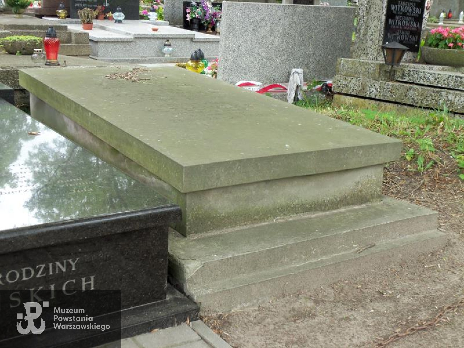 Cmentarz Powązkowski w Warszawie (Stare Powązki), kwatera 146, rząd 6, grób 8. Fot. Warszawskie Zabytkowe Pomniki Nagrobne:  serwis mapowy m. st. Warszawy: <i>cmentarze.um.warszawa.pl</i>