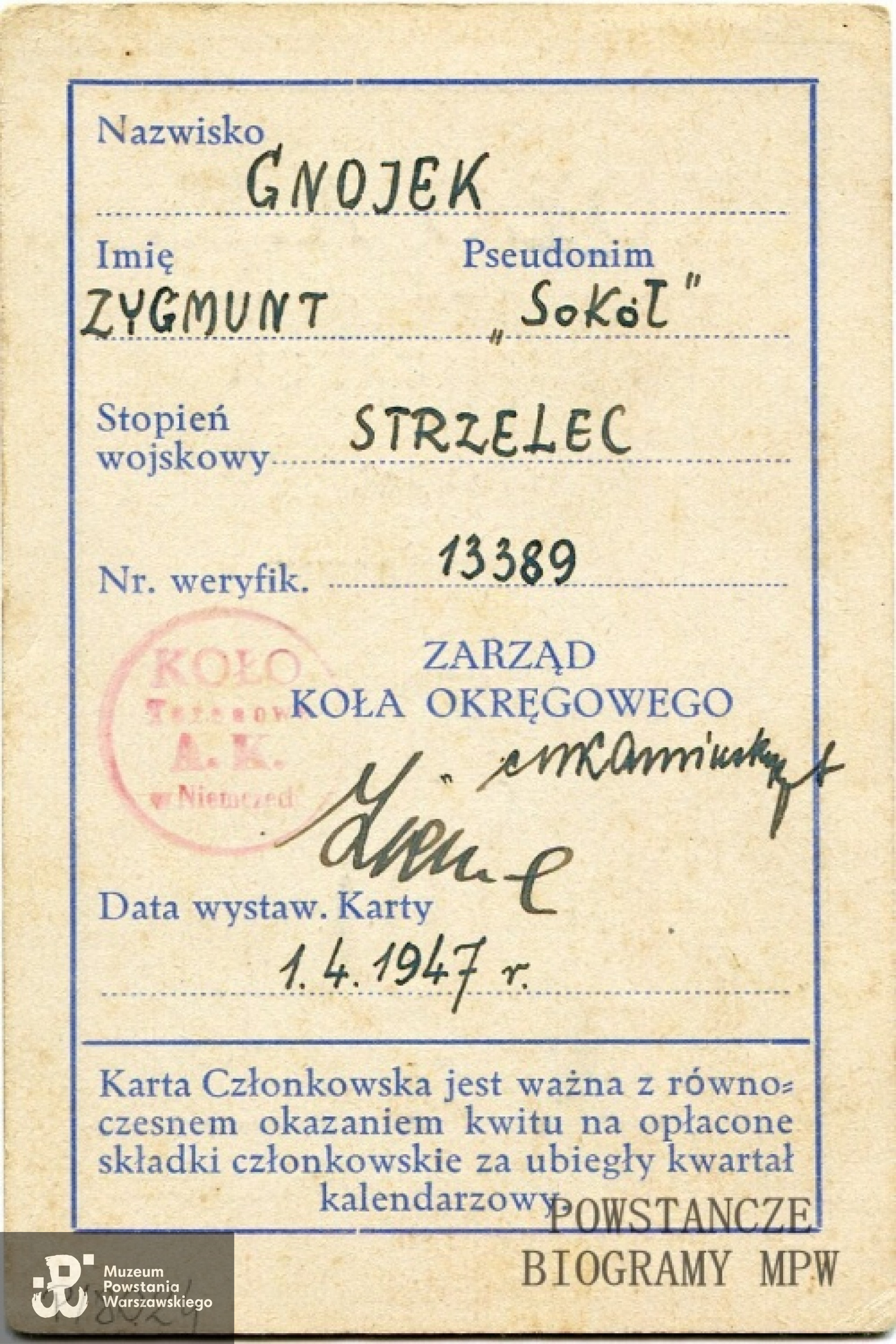 Ze zbiorów Muzeum Powstania Warszawskiego, sygn. P/8024