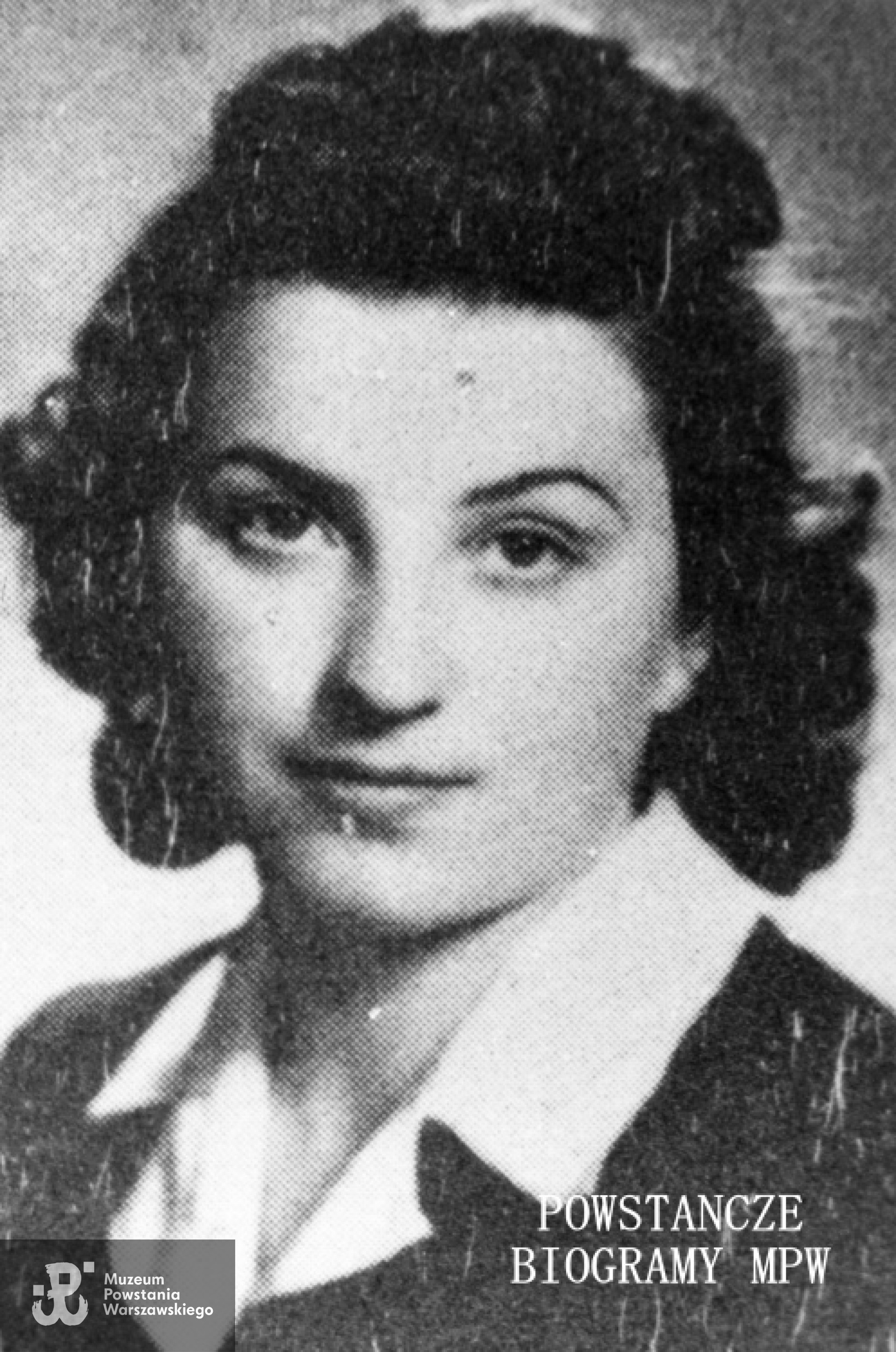 Maria Danuta Porzezińska 'Maria" (1921-1944) Fot. ze zbiorów MPW, sygn. MPW-IK/2999 - zbiór Stanisława Kopfa