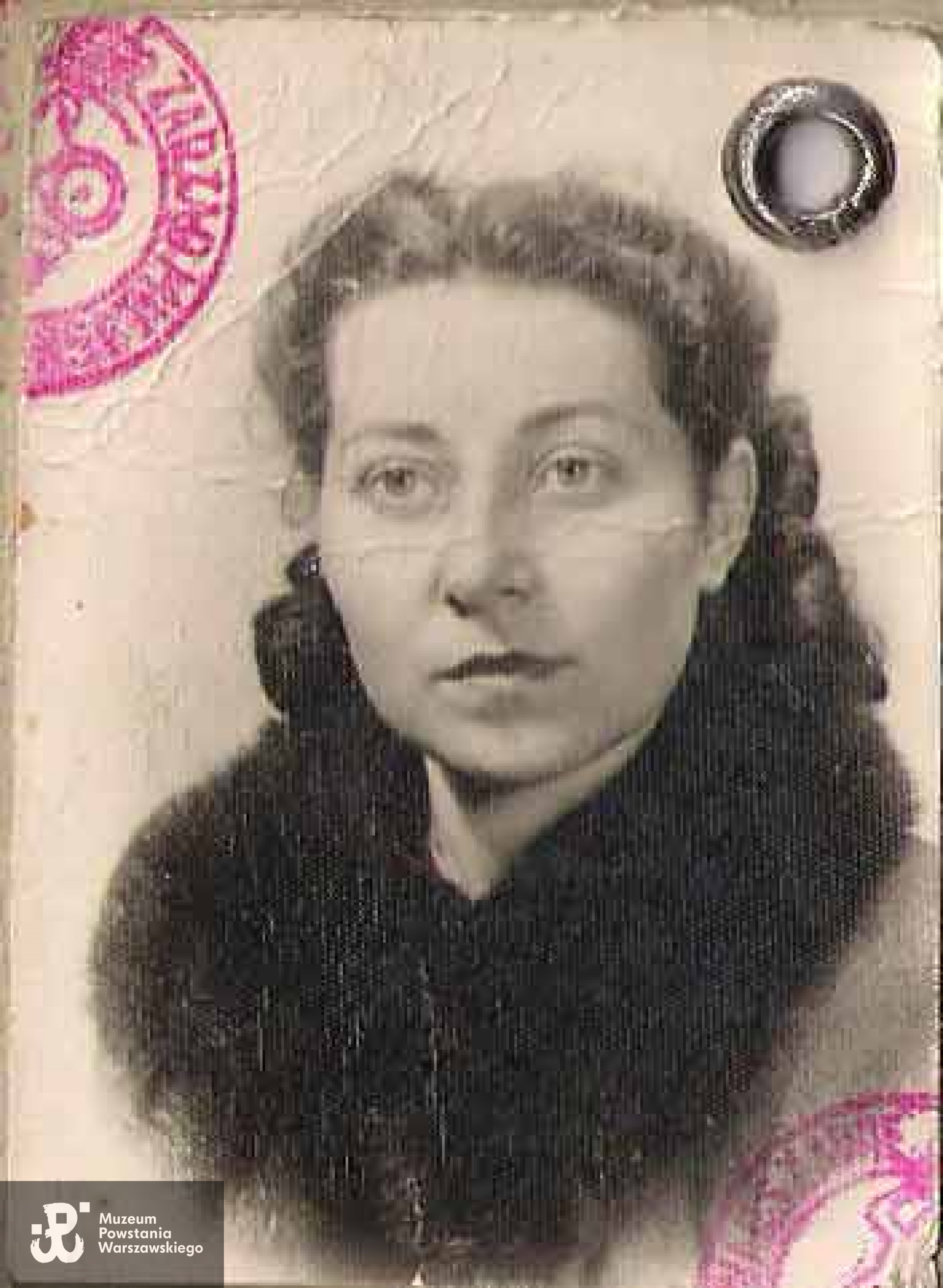 Anna Bichniewicz - zdjęcie z Kennkarte