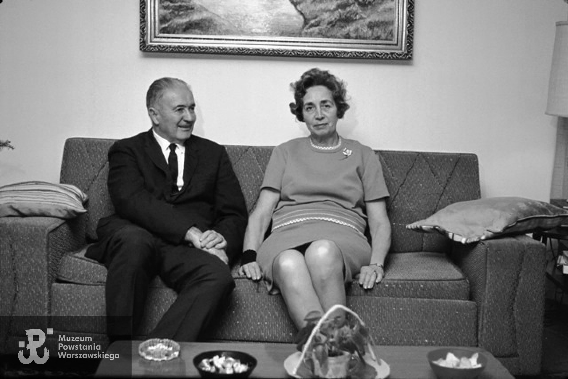 Jolanta Kalpas - Jaworska po wojnie, USA, 1969 rok. Na zdjęciu z bratem. Fot. udostępnił p. Bogdan Filipowicz