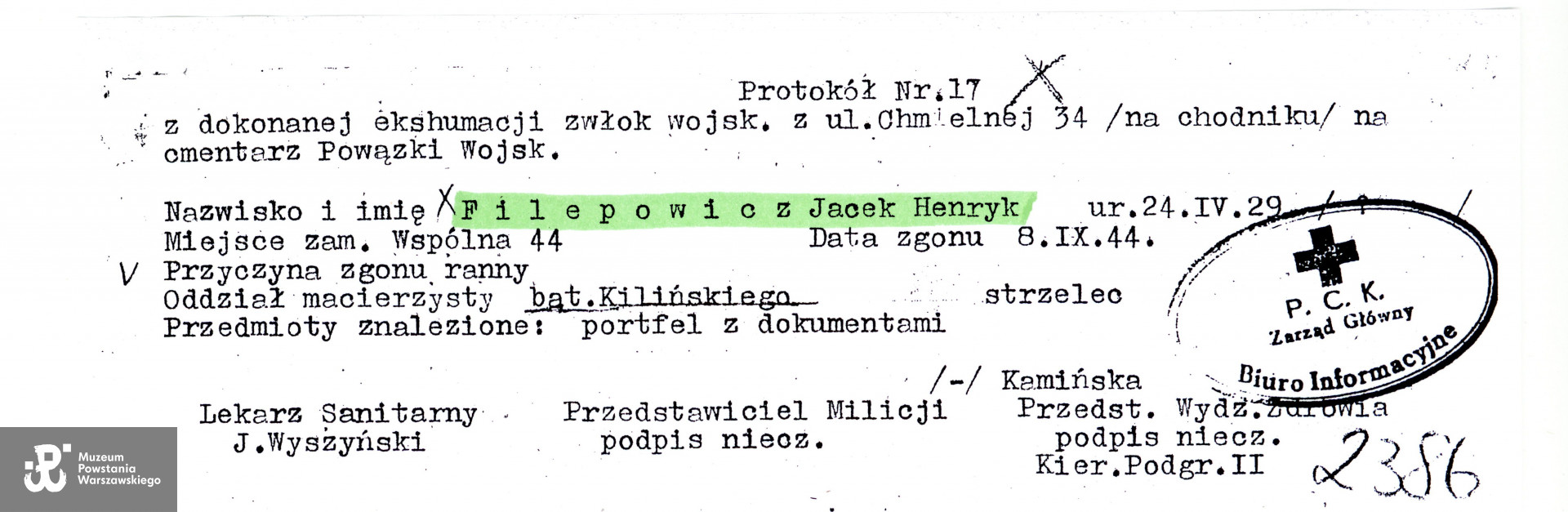 PCK - Biuro Informacji i Poszukiwań