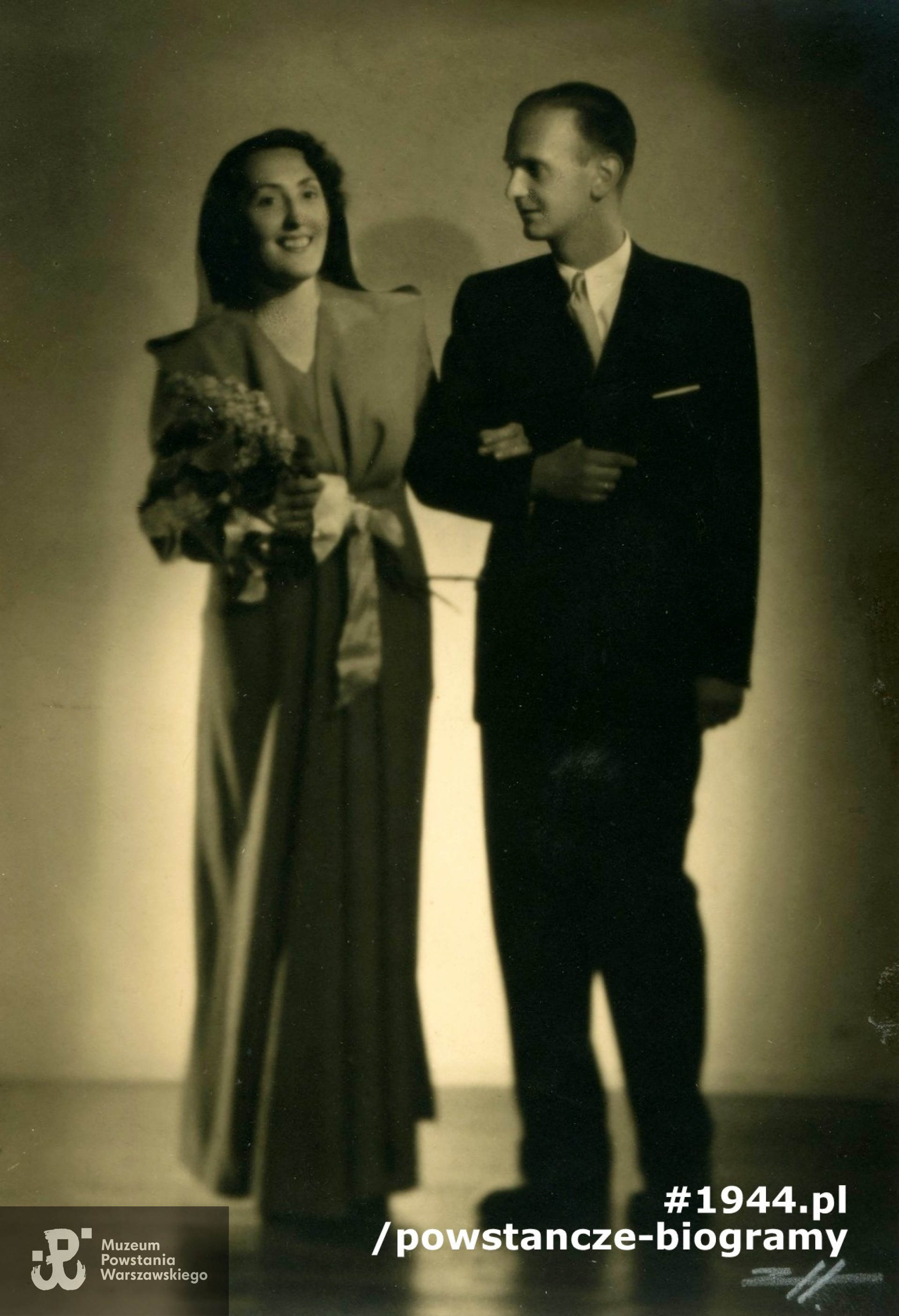 Andrzej Żywult z żoną Krystyną z Wodyńskich. Fot. archiwum rodzinne