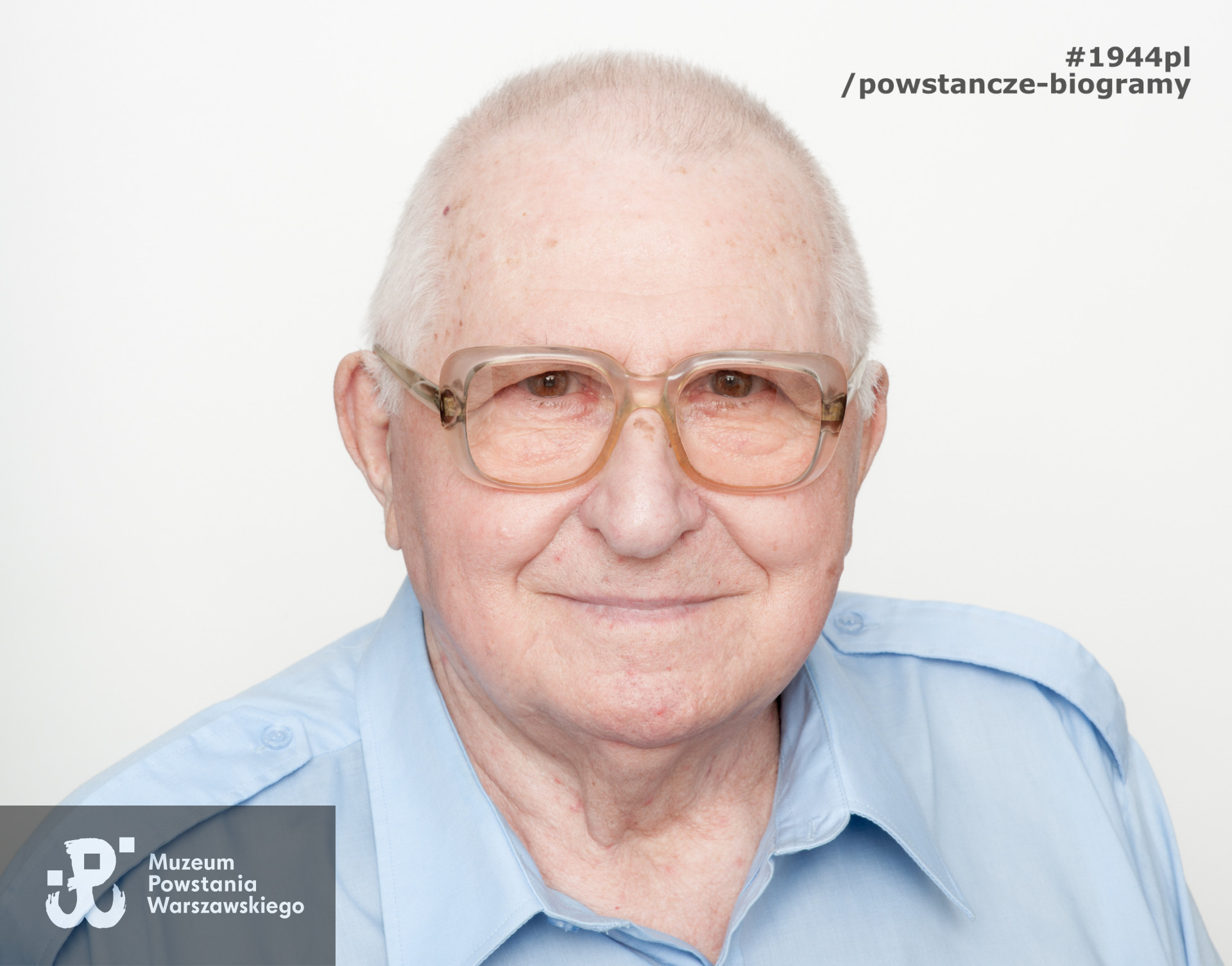Zdjęcie z serii portretów Powstańców Warszawskich wykonanych w ramach projektu "1944/70/2014" realizowanego przez grupę WWPHOTO dla uczczenia 70. rocznicy wybuchu Powstania Warszawskiego. Muzeum Powstania Warszawskiego, 22.07-04.08 2013.