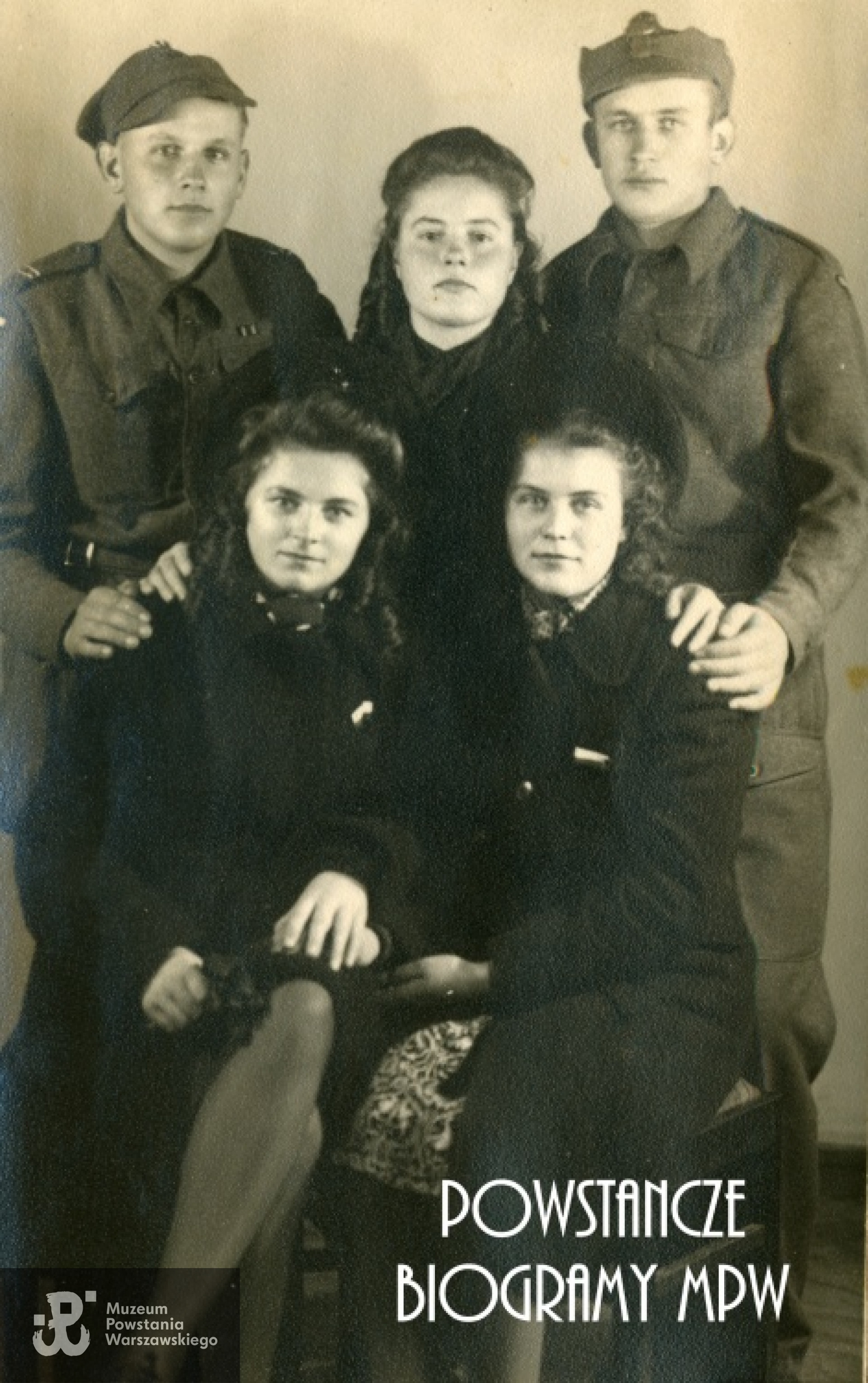 Michał na zdjęciu stojący po lewej.  Fot. z archiwum rodzinnego udostępniła Dorota Zacharzewska