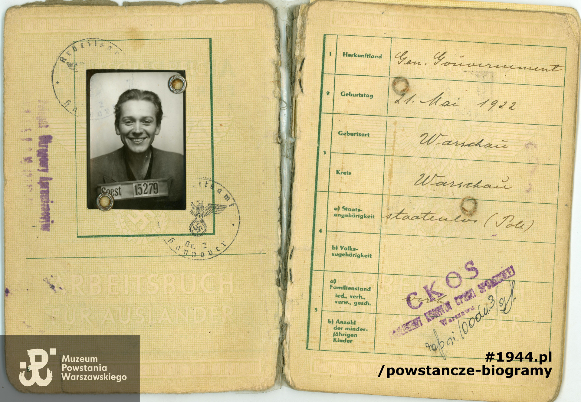  Archiwum prywatne, materiały do Słownika Biograficznego Uczestników PW