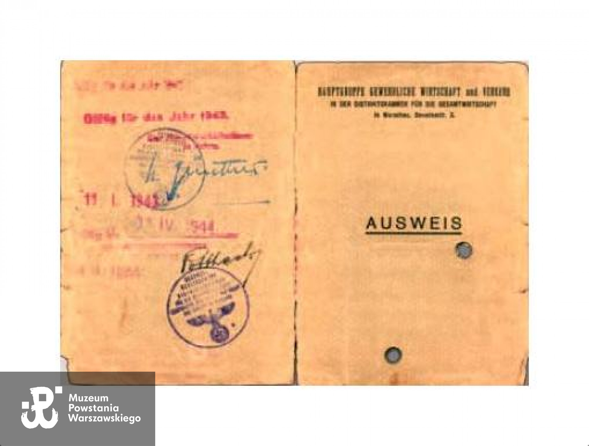 Ausweis. Fot. archiwum rodzinne