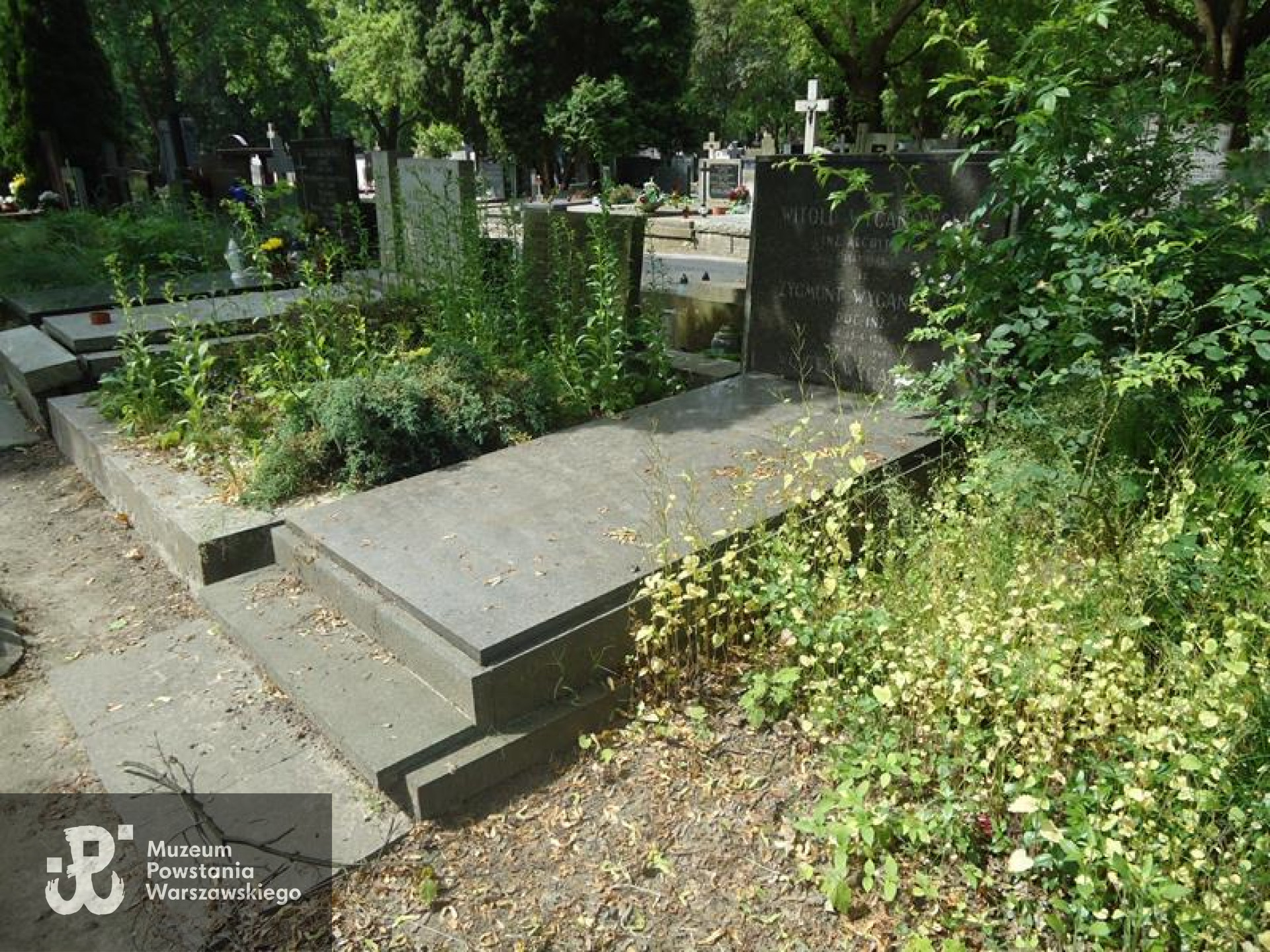 Fot. Warszawskie Zabytkowe Pomniki Nagrobne:  serwis mapowy m. st. Warszawy: <i>cmentarze.um.warszawa.pl</i>