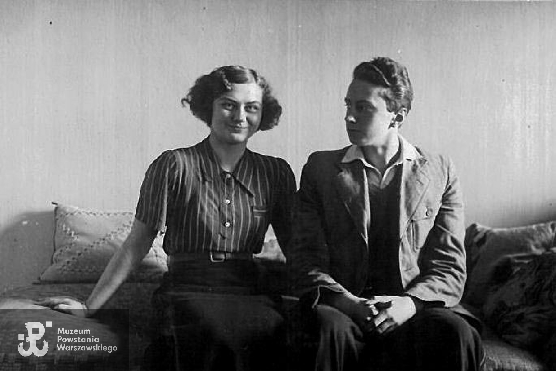Kazimierz z siostrą Julią - 1942 r.