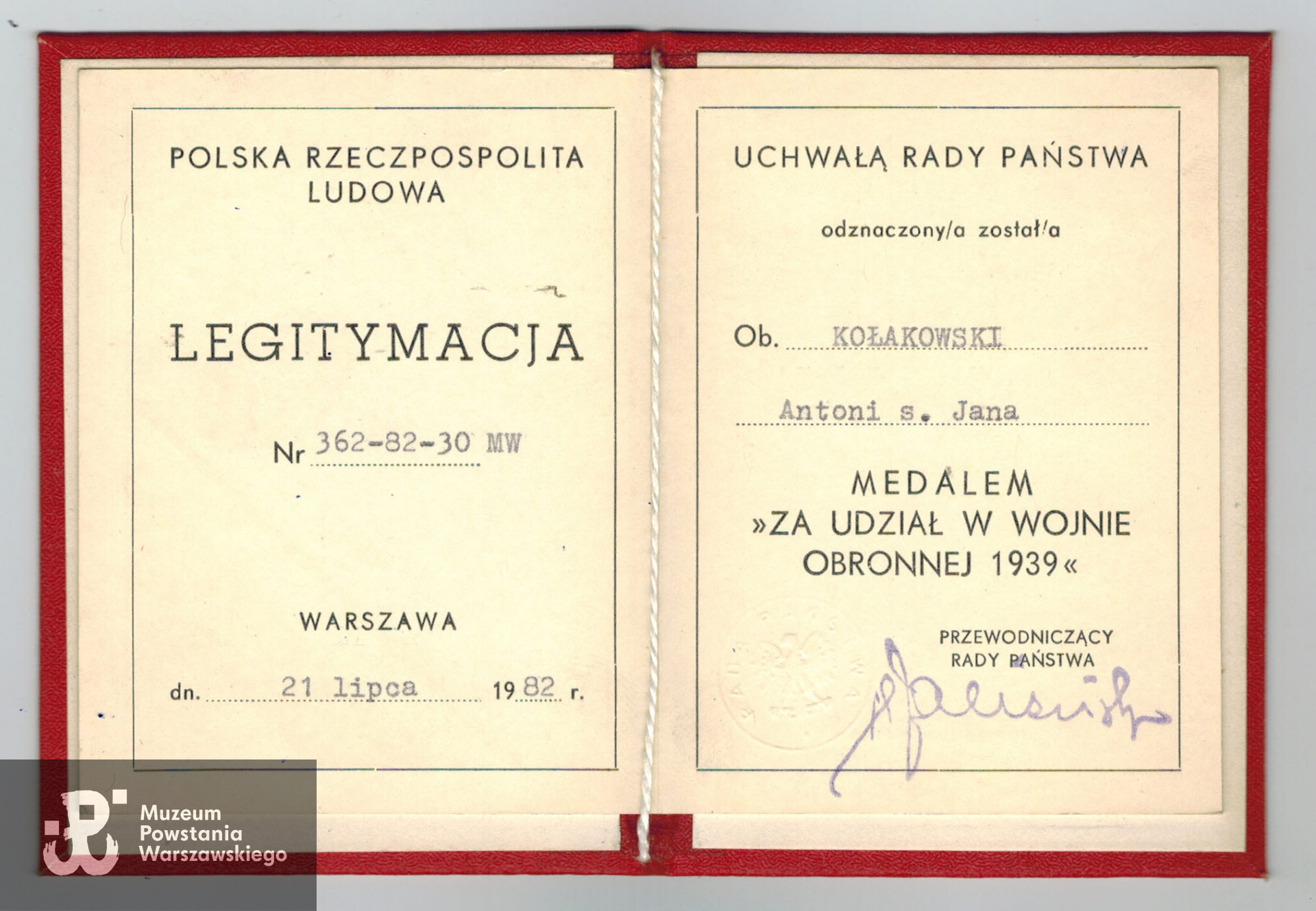 Fot. z archiwum rodzinnego Igora Niewiadomskiego