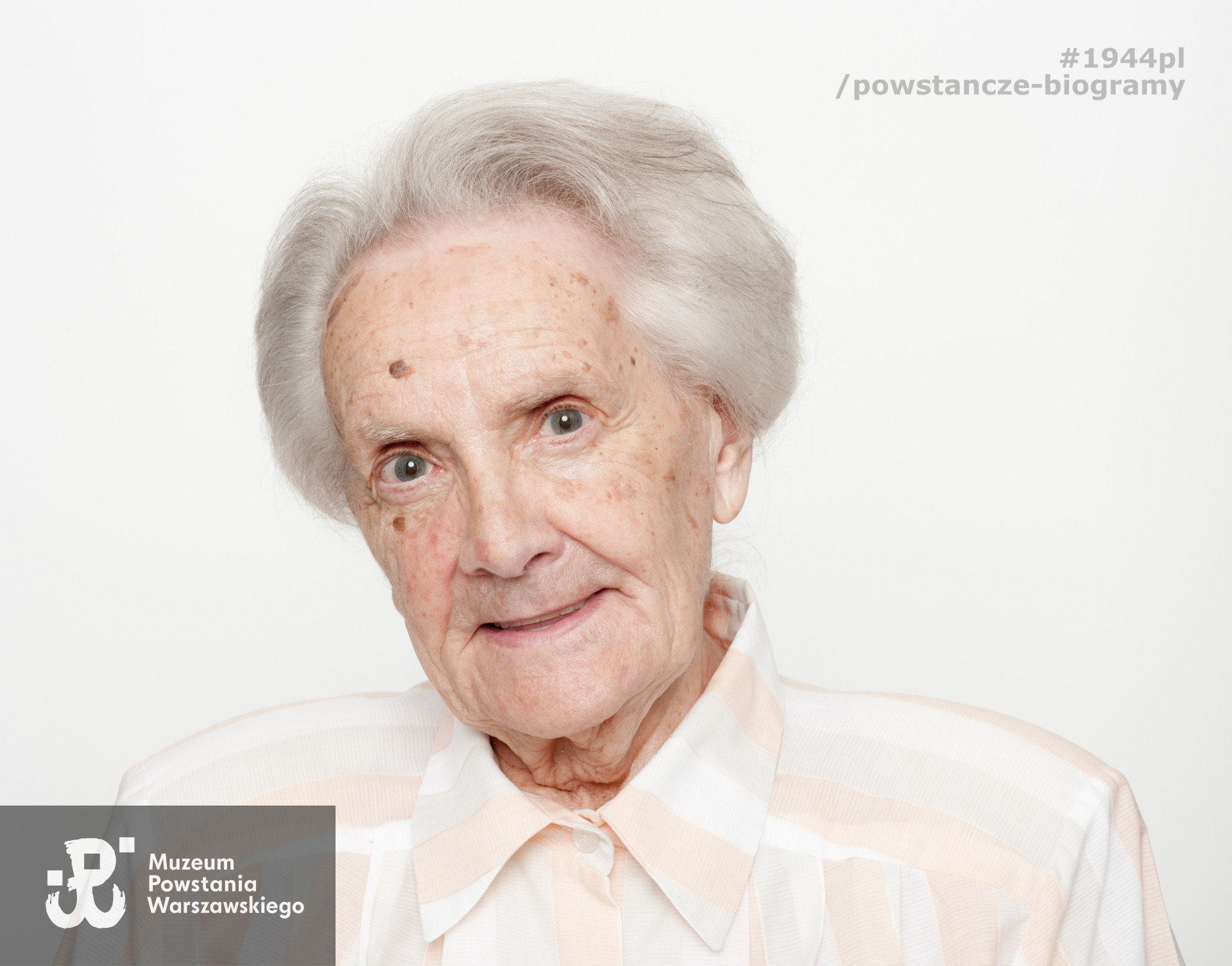 Zdjęcie z serii portretów Powstańców Warszawskich w ramach projektu "1944/70/2014" realizowanego przez grupę WWPHOTO dla uczczenia 70 rocznicy wybuchu Powstania Warszawskiego. Muzeum Powstania Warszawskiego, 22.07-04.08 2013.