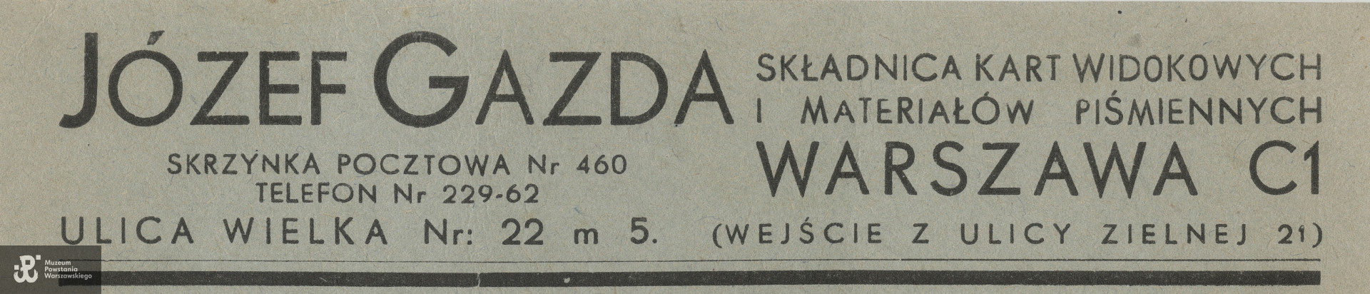 Ze zbiorów rodzinnych. Skan: materiały do Słownika Uczestników PW/Pokój Kombatanta