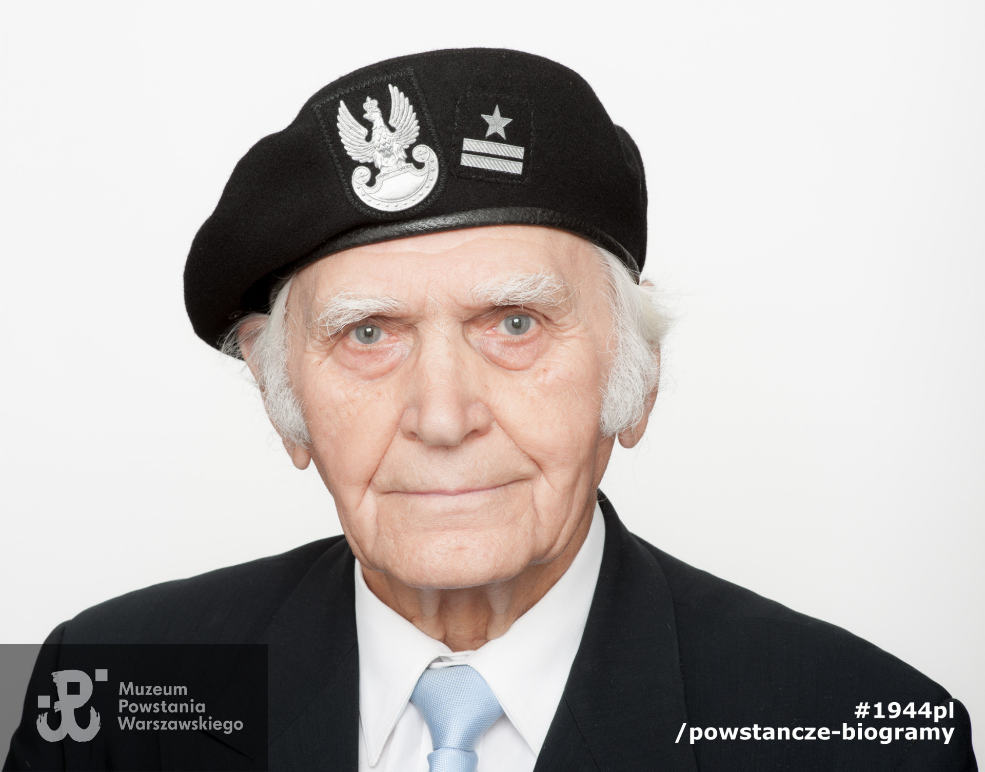 Zdjęcie z serii portretów Powstańców Warszawskich wykonanych w ramach projektu "1944/70/2014" realizowanego przez grupę WWPHOTO dla uczczenia 70. rocznicy wybuchu Powstania Warszawskiego. Muzeum Powstania Warszawskiego, 22.07-04.08 2013.