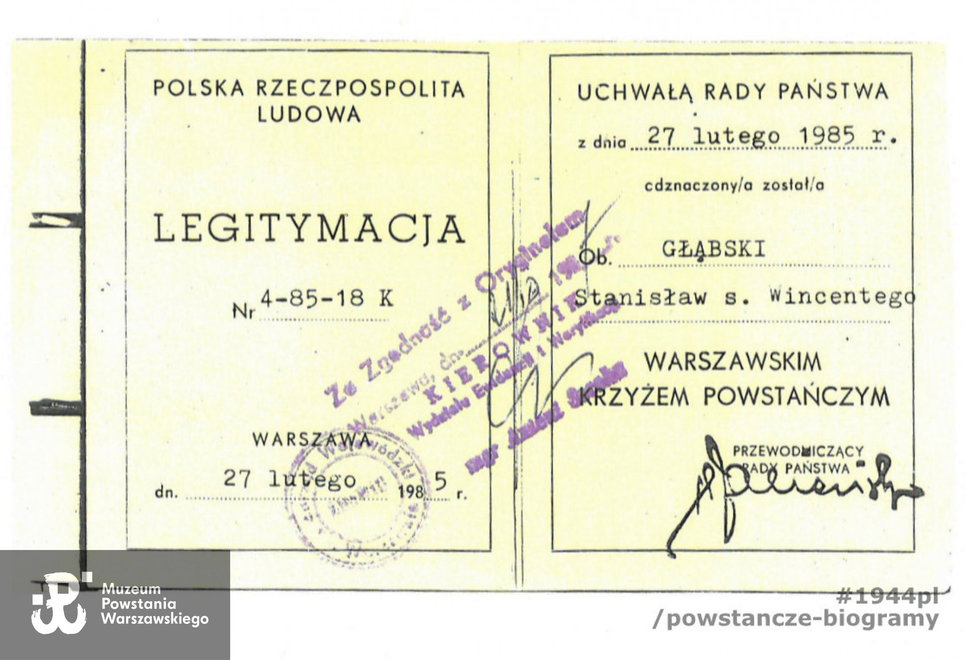 Z  archiwum rodzinnego p. Piotra Głąbskiego, syna