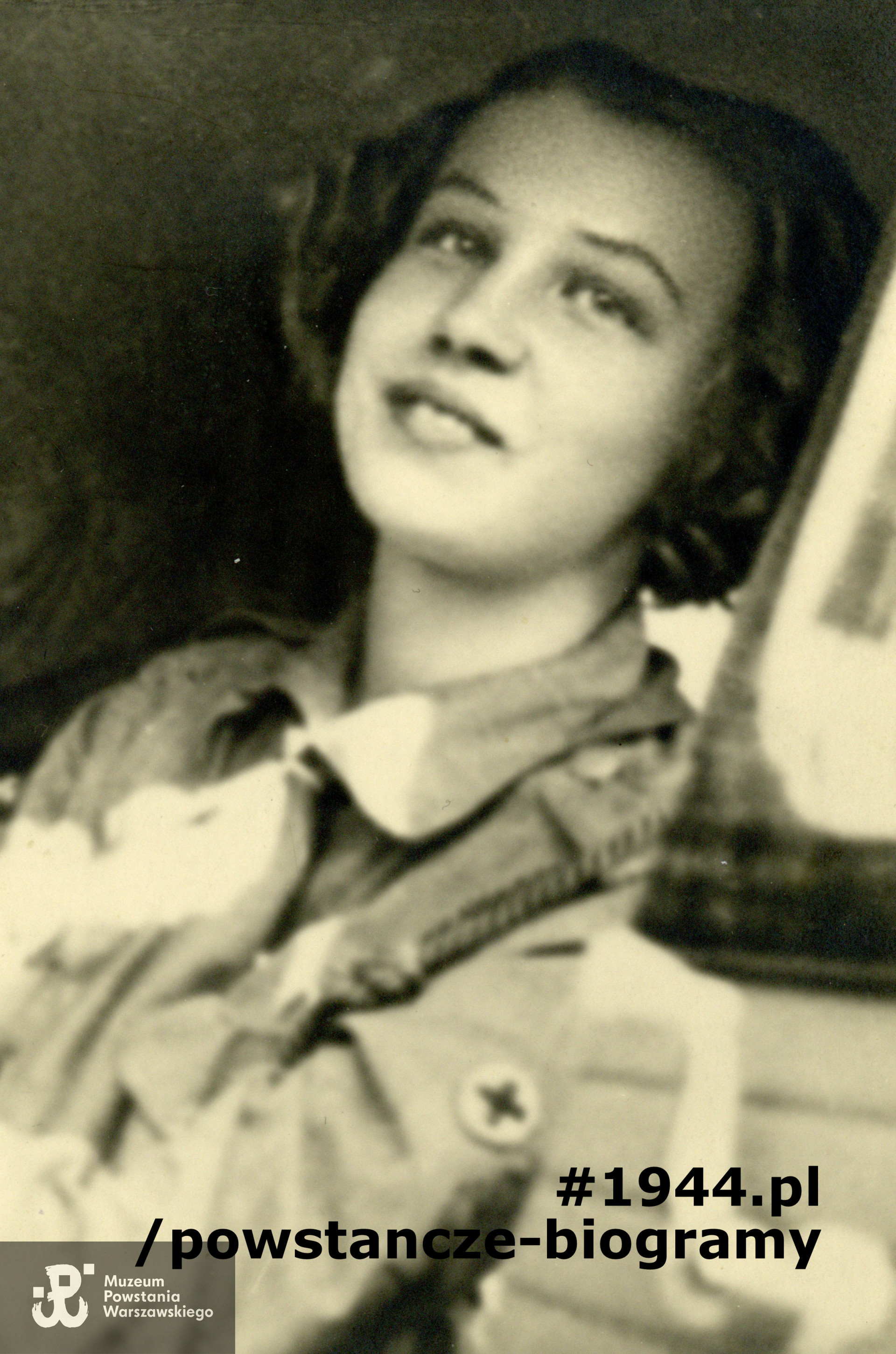 Sanitariuszka Janina Przemieniecka ps. "Jasia" (1921-1944). Fot. ze zbiorów Muzeum Powstania Warszawskiego - zbiór Ewy Orlikowskiej - Krasnowolskiej