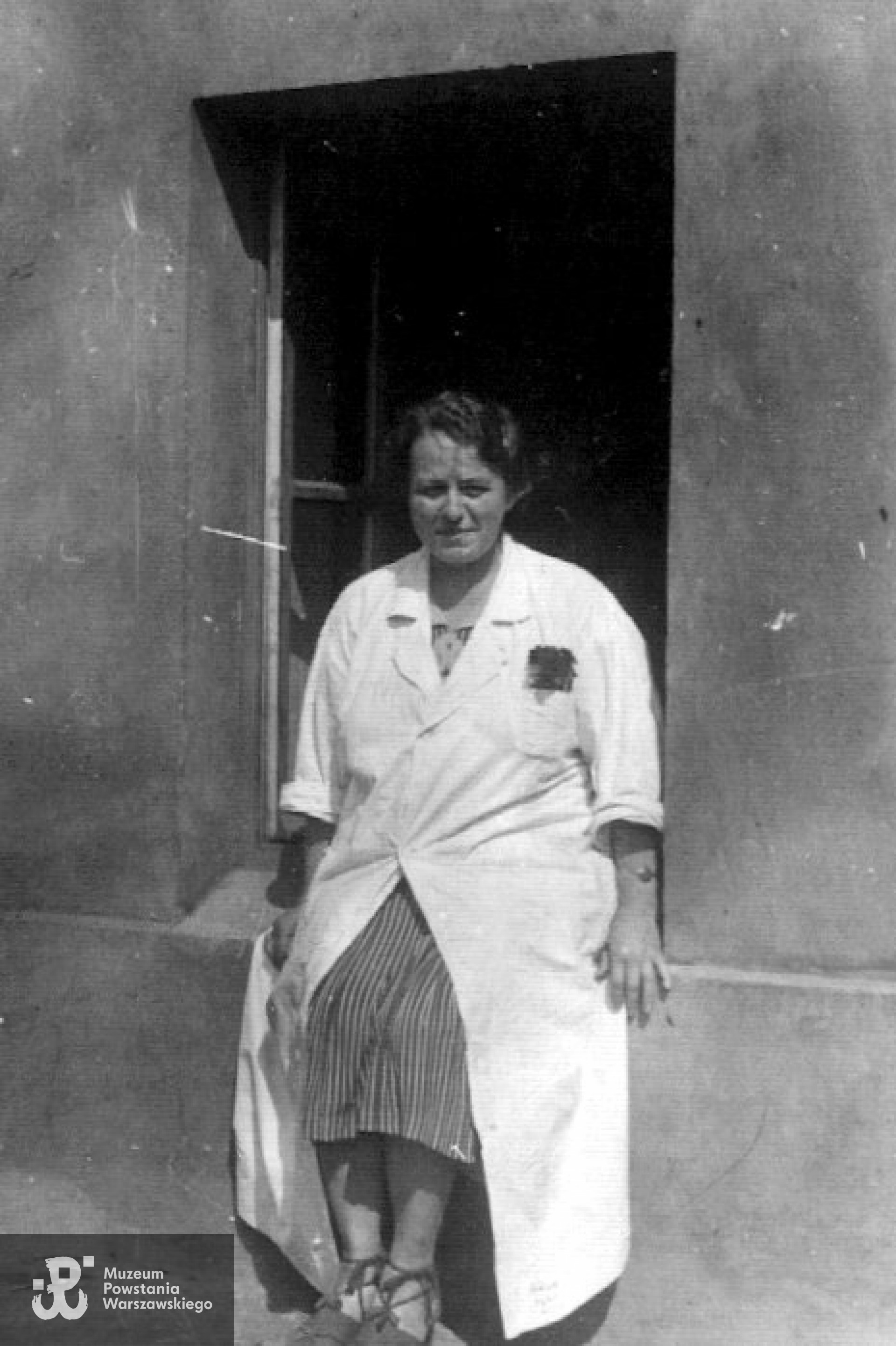 Dr Ste­fa­nia Chod­kow­ska. Szpi­tal Wol­ski (1943) Fot AR MPW