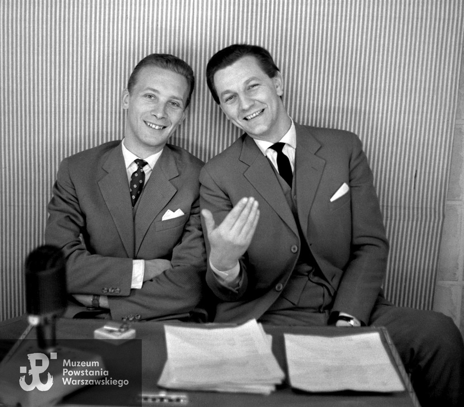 Eugeniusz Pach ( po prawej) z  Janem Suzinem w 1959 roku. Fot. materiały prasowe