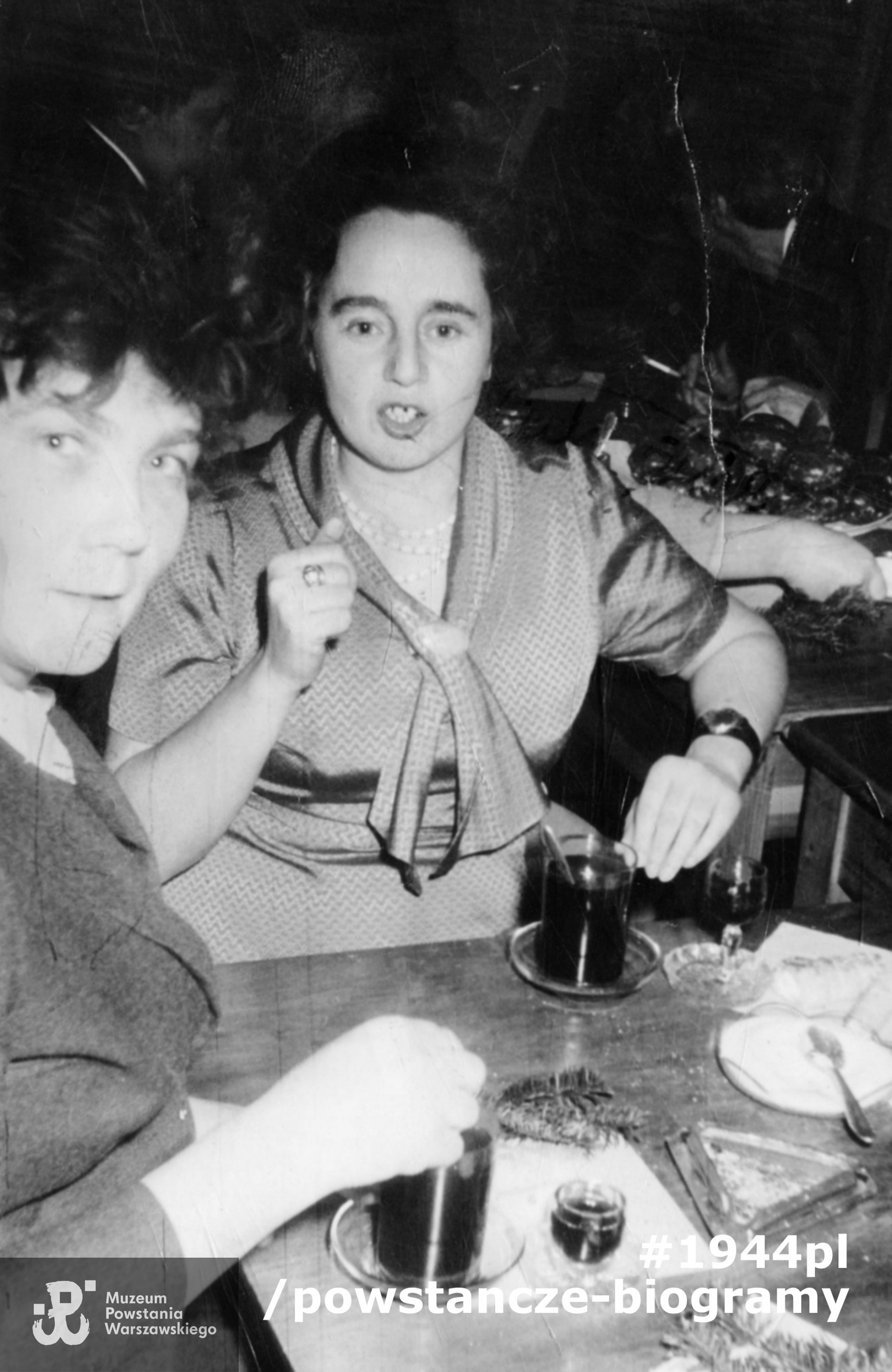 Janina Woźnicka „Kitty” z „Cyganką" - lata 60-te XX w. Ze zbiorów rodzinnych - MPW Pokój Kombatanta