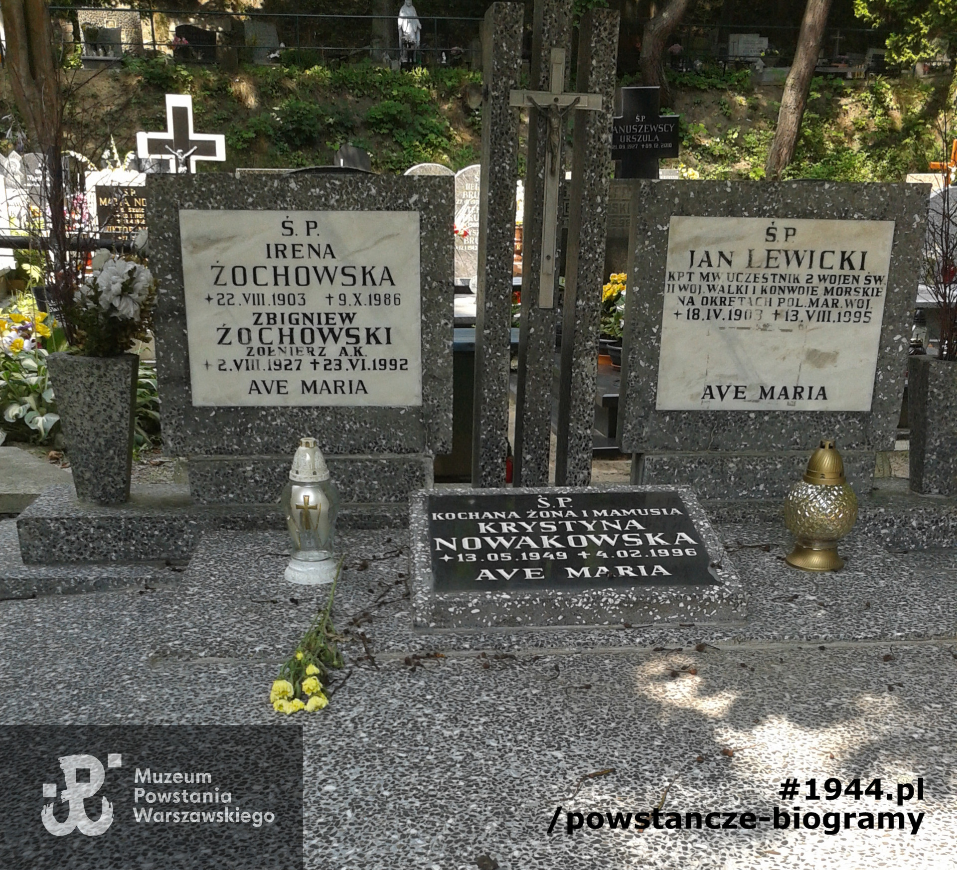 Grób Zbigniewa Żochowskiego na Witomińskim Cmentarzu Komunalnym w Gdyni. Fot. Ewa i Mariusz Skrońscy
