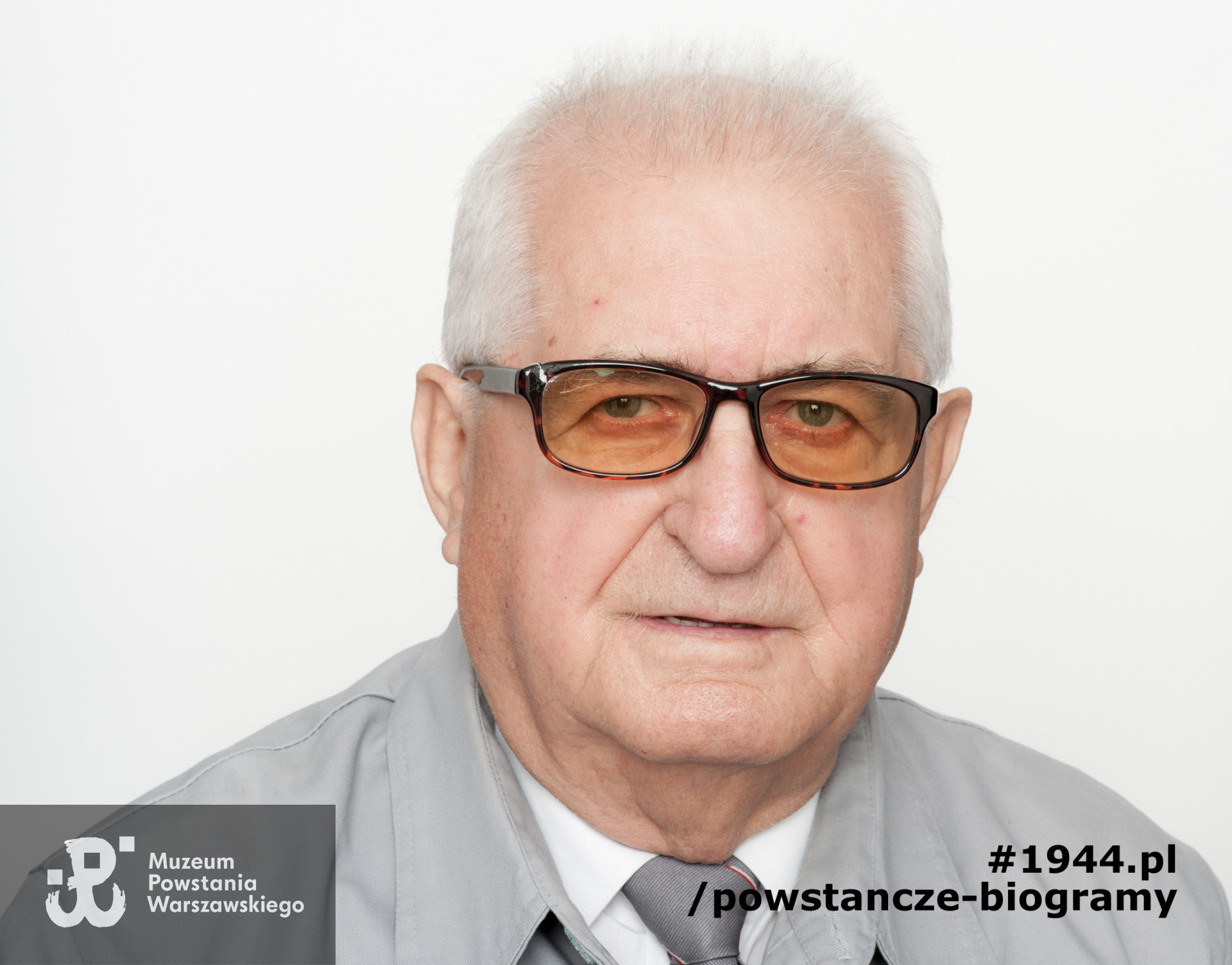 Zdjęcie z serii portretów Powstańców Warszawskich w ramach projektu "1944/70/2014" realizowanego przez grupę WWPHOTO dla uczczenia 70. rocznicy wybuchu Powstania Warszawskiego. Muzeum Powstania Warszawskiego, 22.07-04.08 2013.