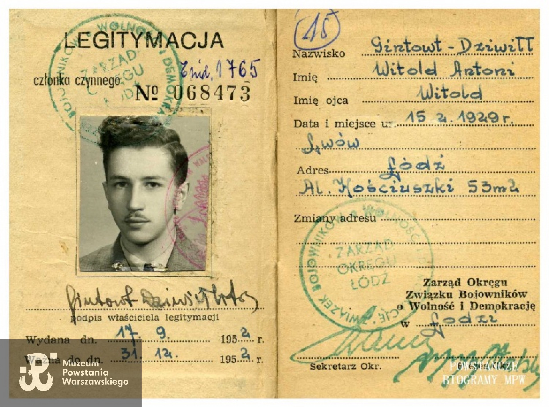 Z archiwum rodzinnego Anny Gintowt-Dziwiłł