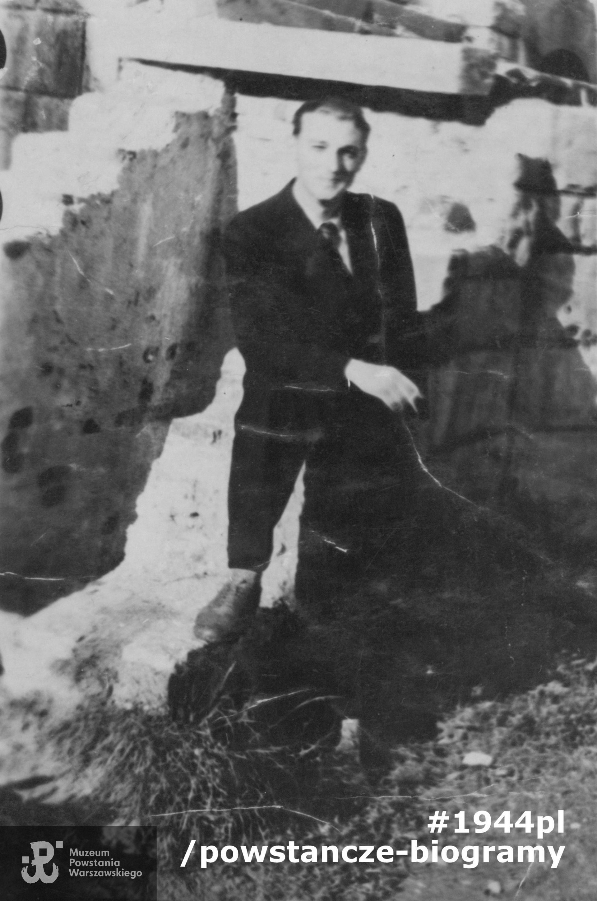 Janusz Antoni Stachlewski ps. "Janusz II" (1925-1995). Fot. z archiwum rodzinnego p. Janusza Stachlewskiego (syna) 