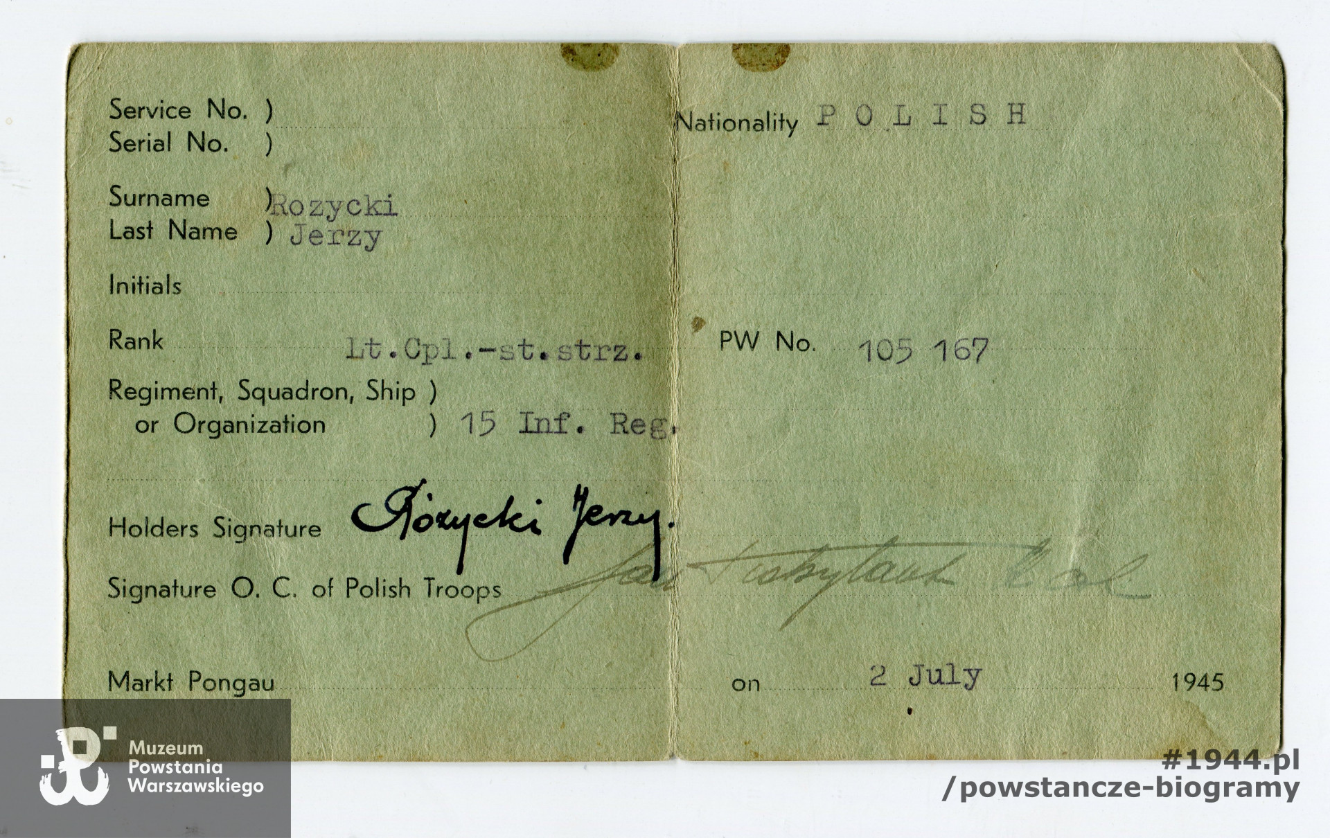 Ze zbiorów rodzinnych.