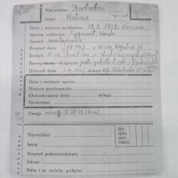 Muzeum Powstania Warszawskiego,  Teczki personalne uczestników Powstania Warszawskiego: Forbert Halina Anna