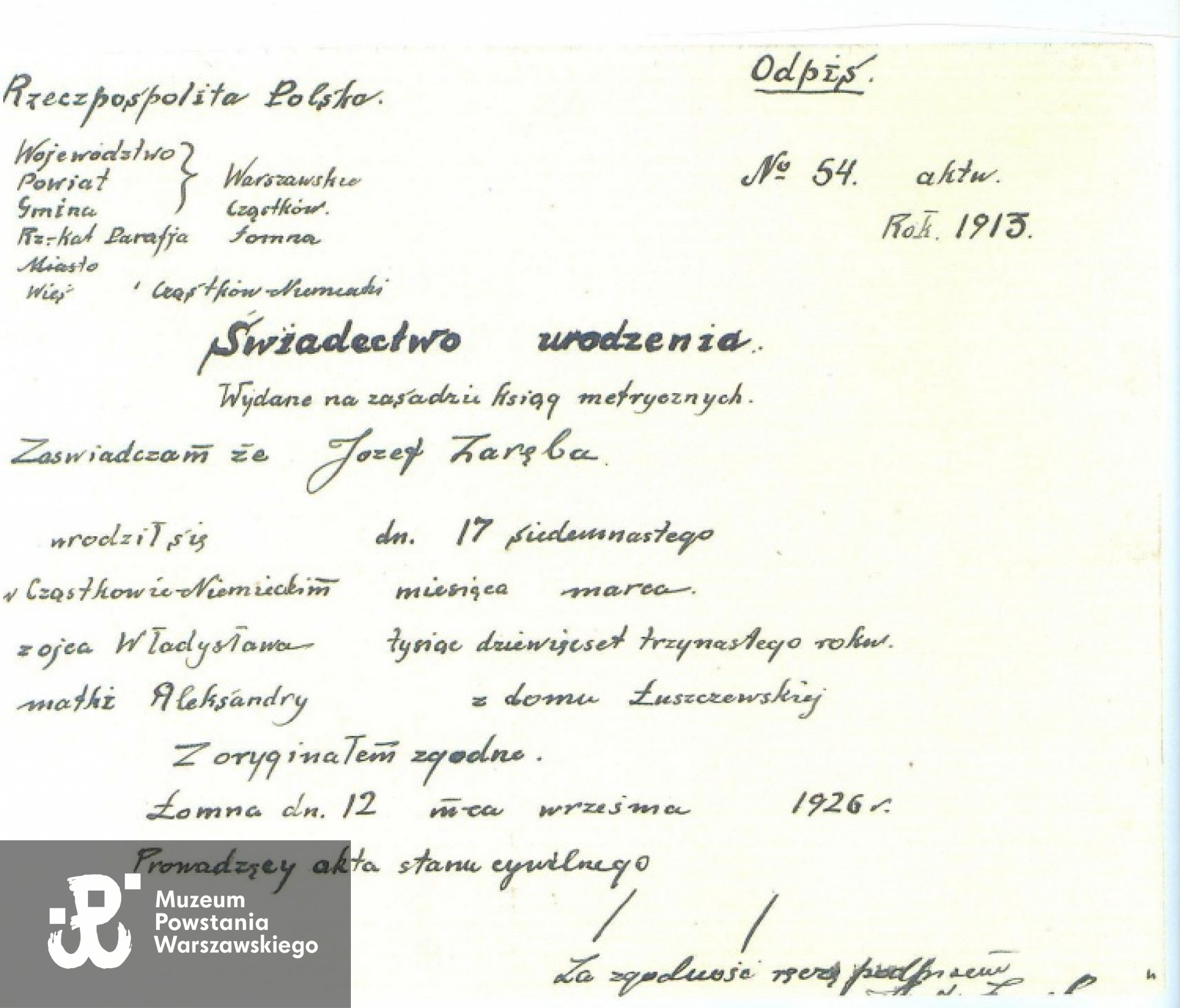 Fot. archiwum rodzinne