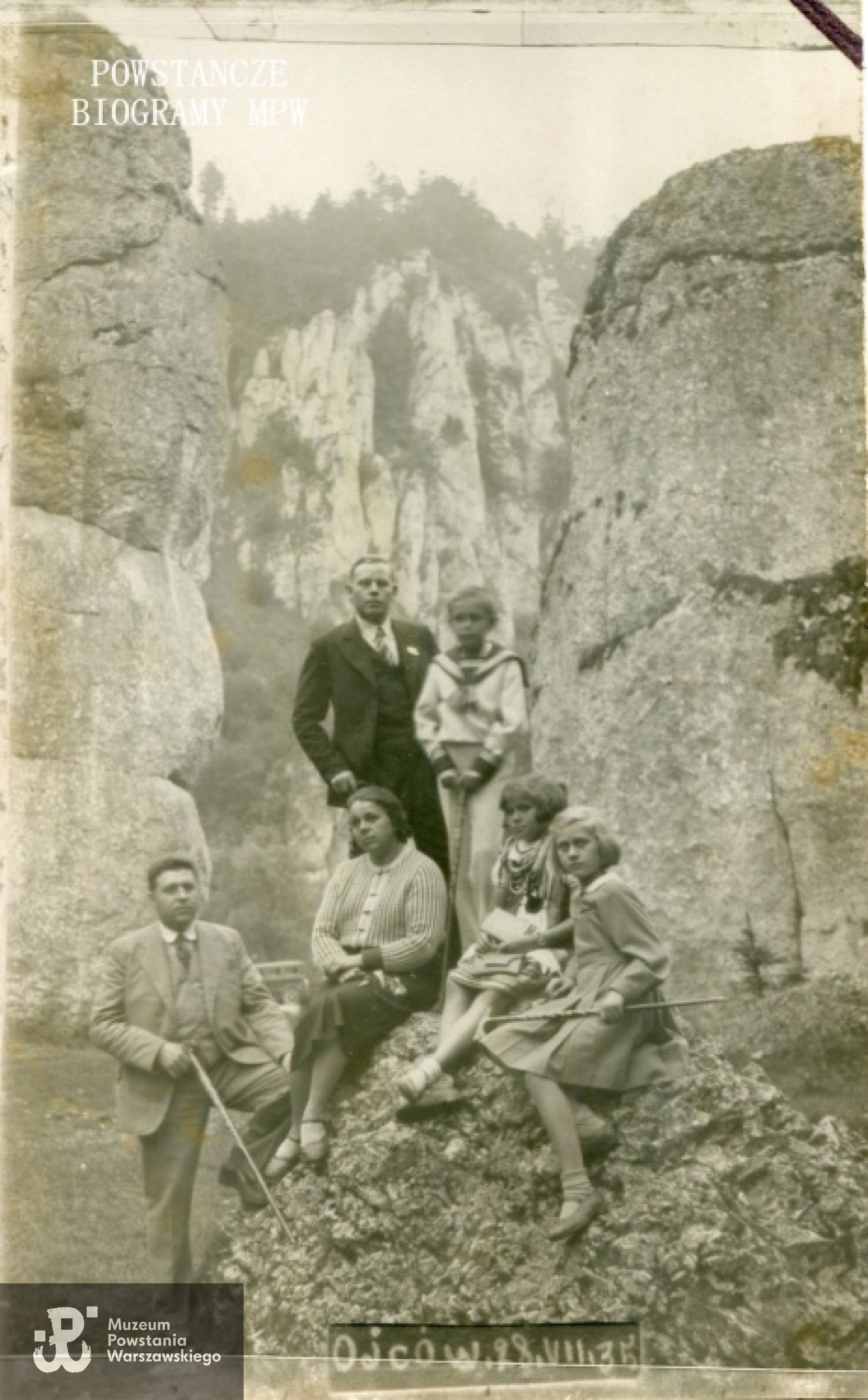 Edmund Rondio - na zdjęciu z ciupagą, rok 1935. Fot. archiwum rodzinne