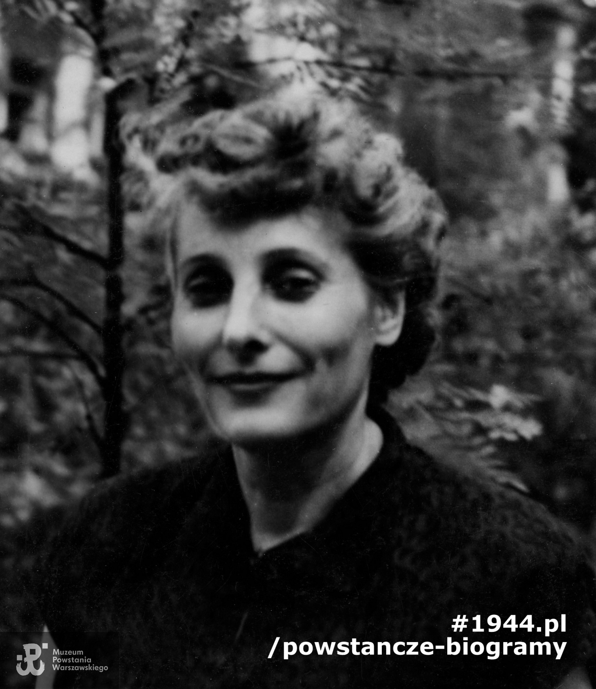 dr por. Helena Giedroyć z domu Roszkowska ps. "Lutka" (1908 - 1980) . Fot. z archiwum rodzinnego córki.