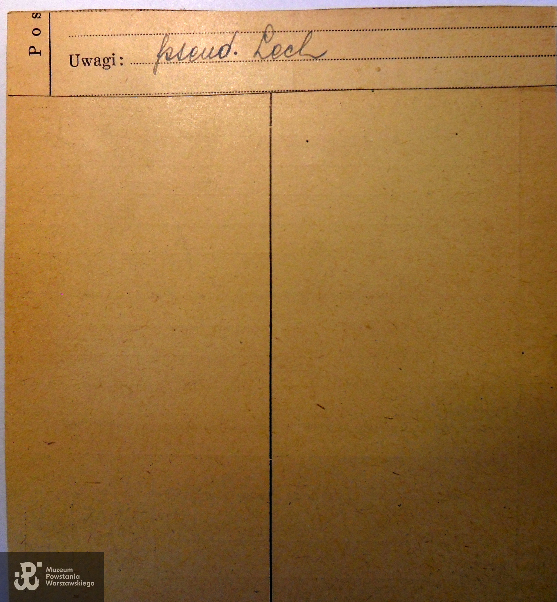 Polski Czerwony Krzyż - kartoteka