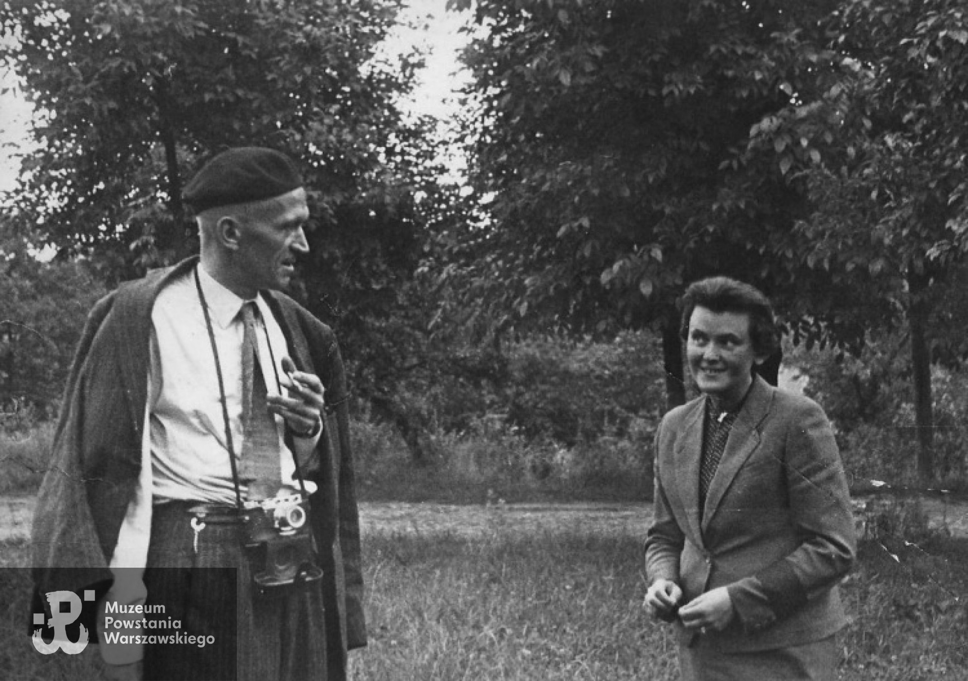 Stefan z żoną Kazimierą Jagiełło-Rodkiewiczową, Łódź, lata 50-te. Fot. ze zbiorów Moniki Kuryłek