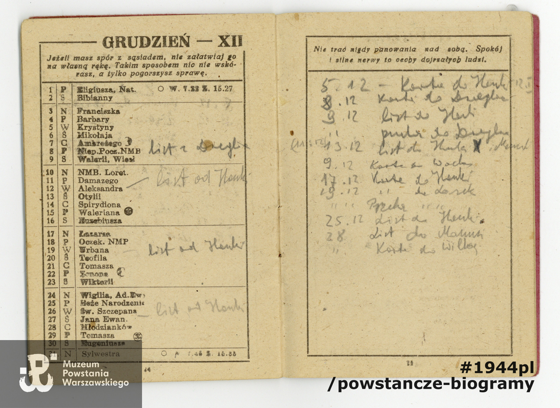 Z archiwum rodzinnego p. Michała Choynowskiego, syna.