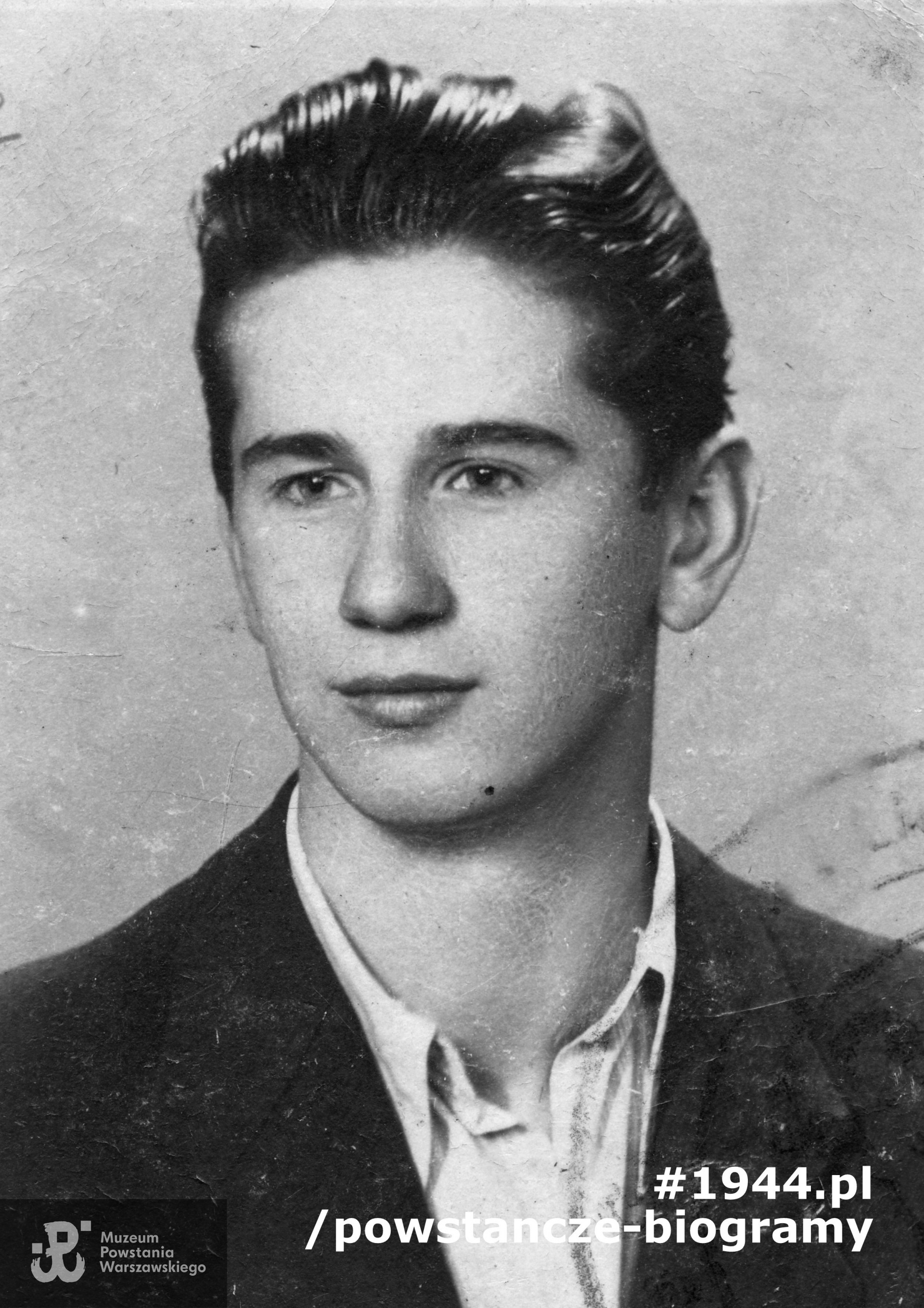 Leopold Purek „Szczypior” (1929-2013). Fot. ze zbiorów Muzeum Powstania Warszawskiego.