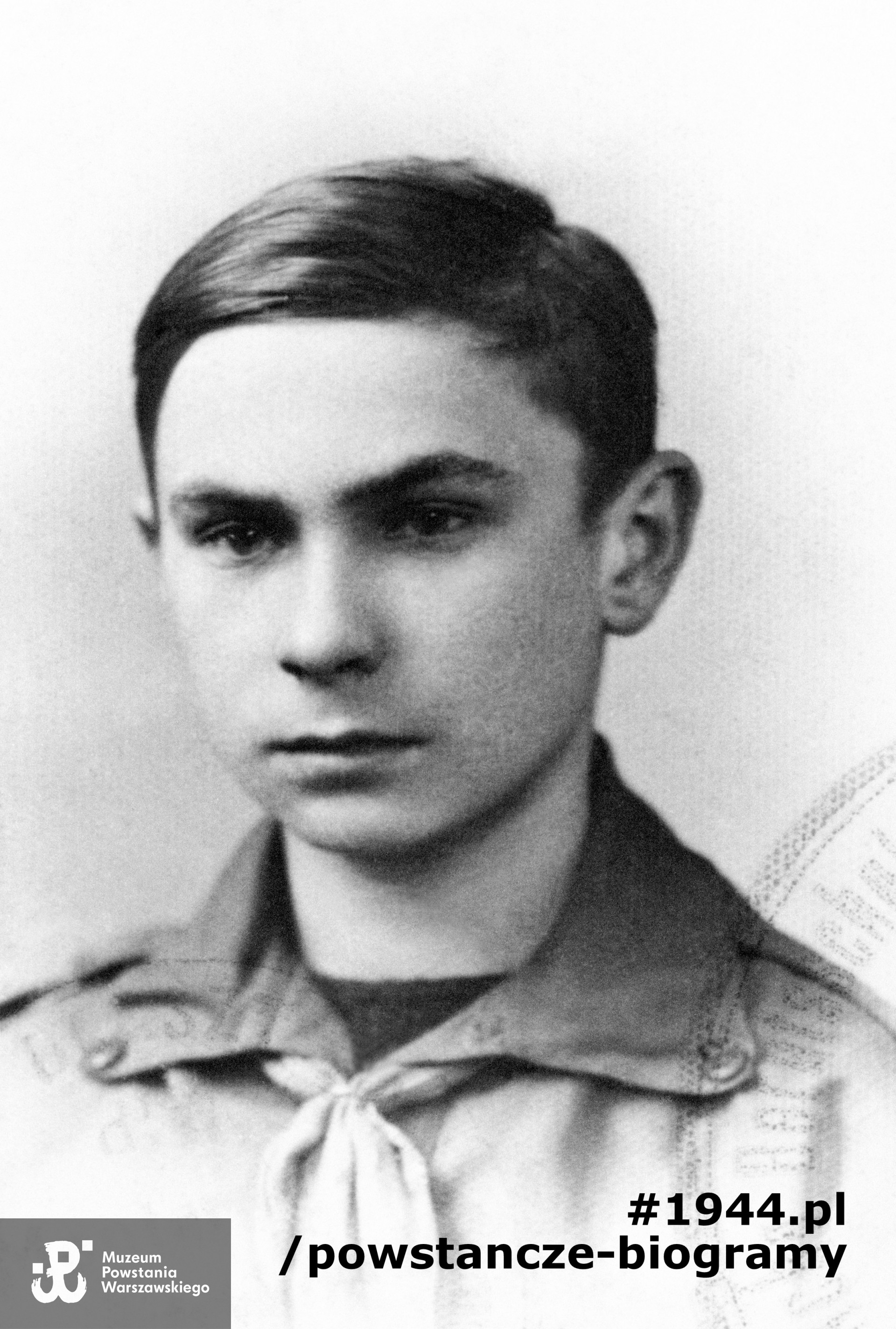 Romuald Antoni Krzemiński ps. "Krępy" (1924-1944). Fot. ze zbiorów Muzeum Powstania Warszawskiego - batalion "Zośka"