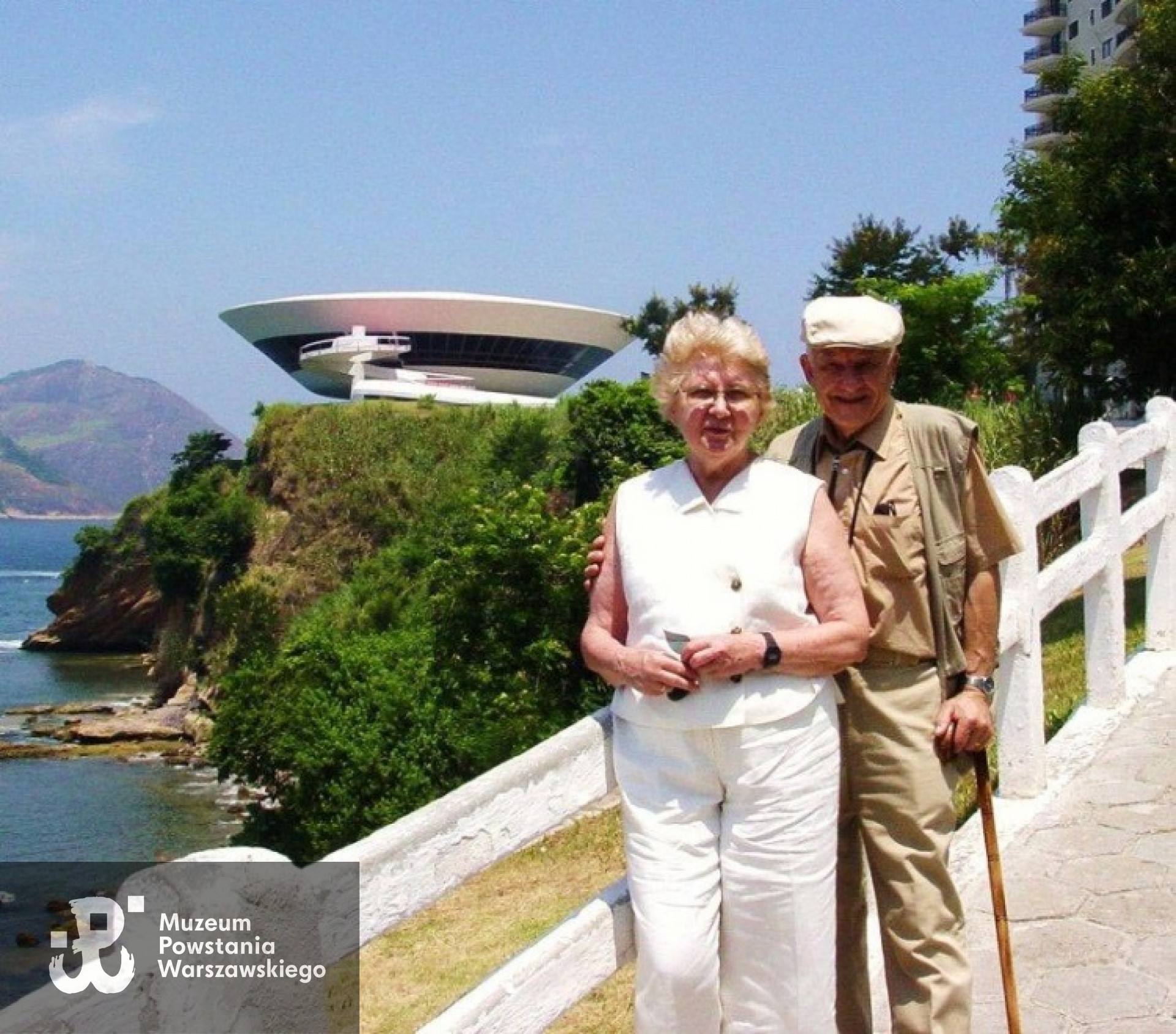 Janusz Klepacz z żoną Zofią z Pastwów Yee - Rio de Janeiro  2003