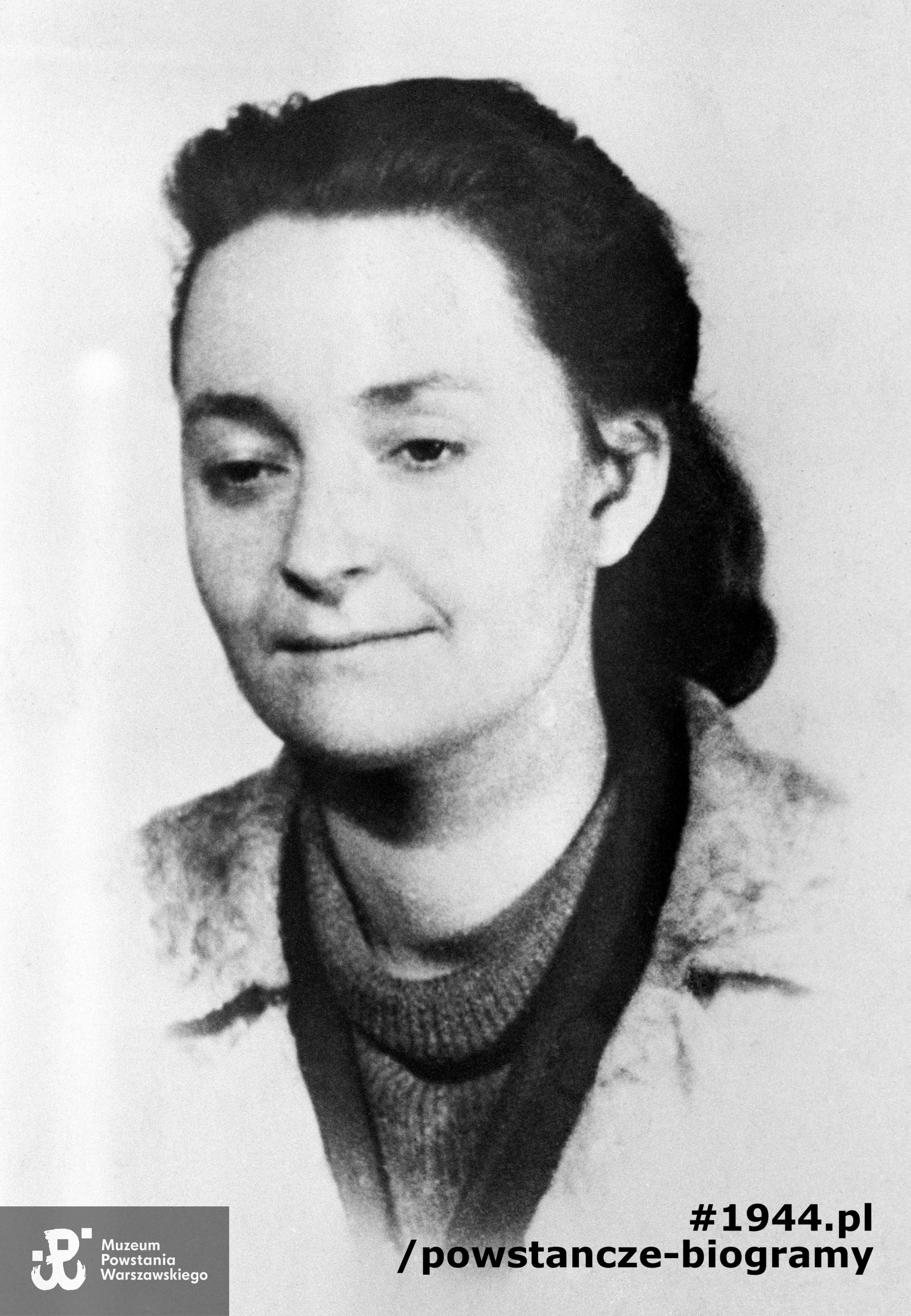 Zofia  Krassowska "Zosia Duża" (1921-1944) Fot. ze zbiorów Muzeum Powstania Warszawskiego