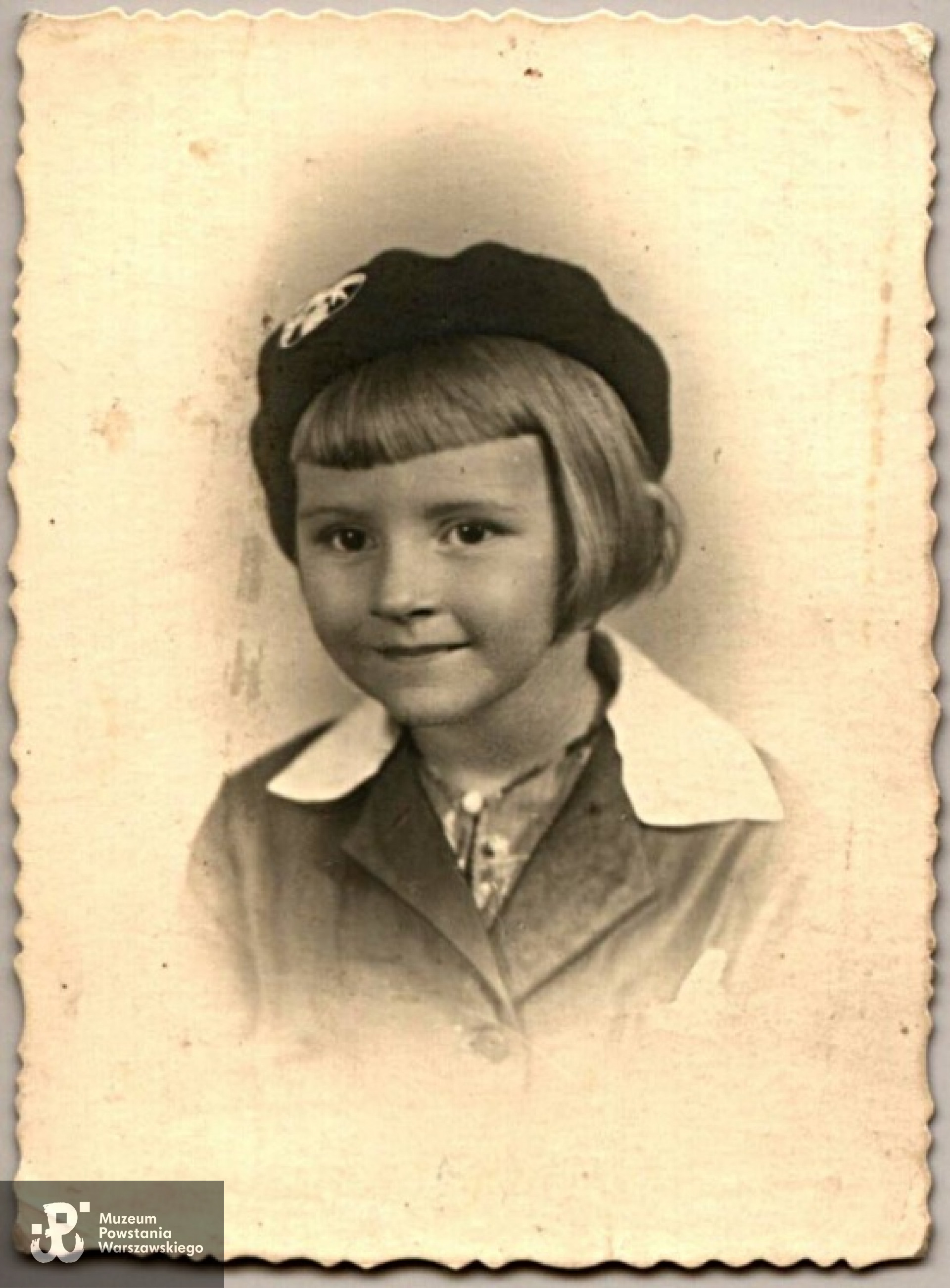 Jagoda Łodzińska - zdjęcie z I klasy szkoły powszechnej, rok 1936.