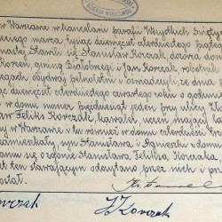 Wpis w księgach Parafii Wszystkich Świętych w Warszawie dotyczący zgonu Stanisława Korczaka ps. 
