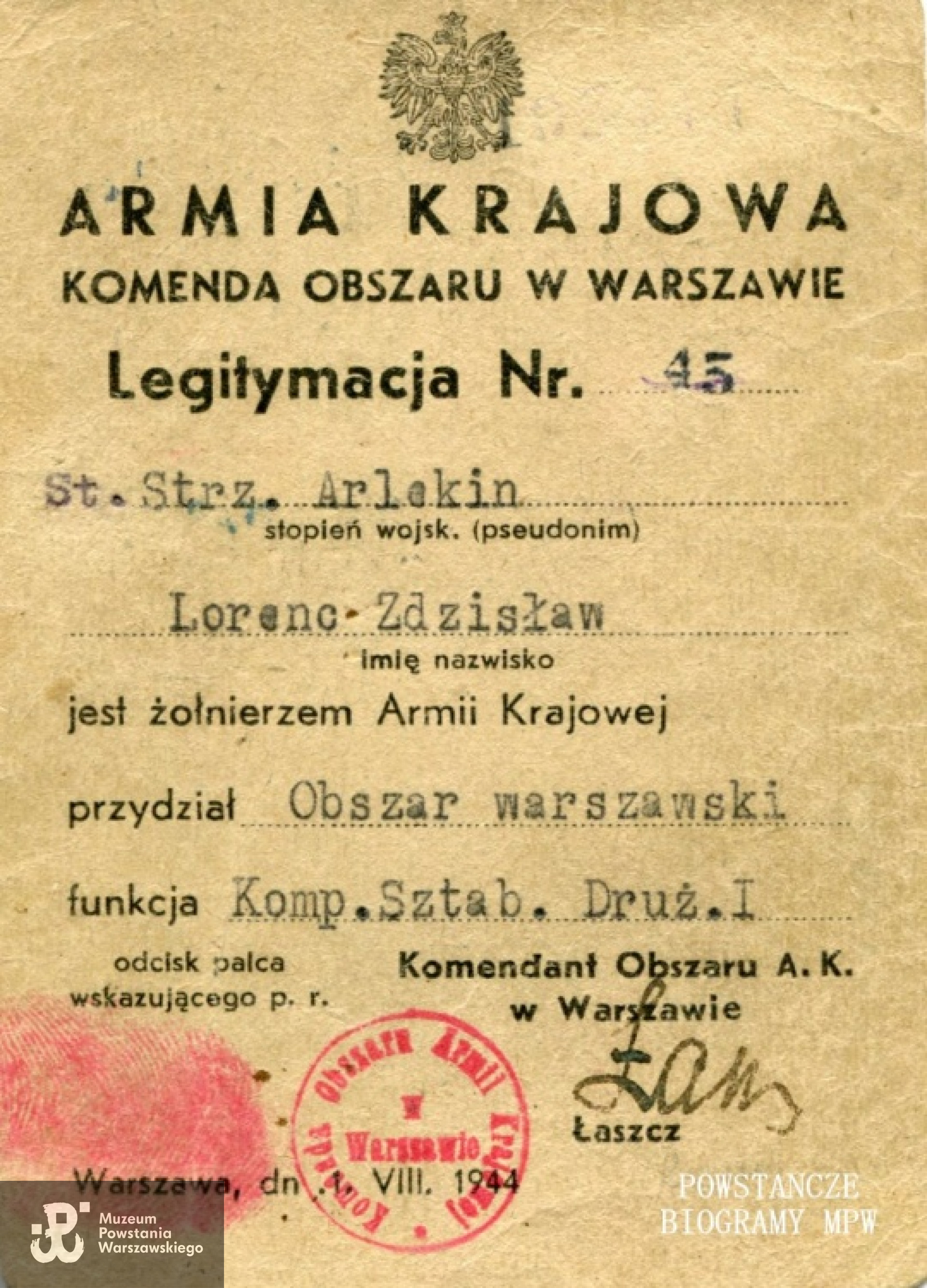 Fot. ze zbiorów Muzeum Powstania Warszawskiego