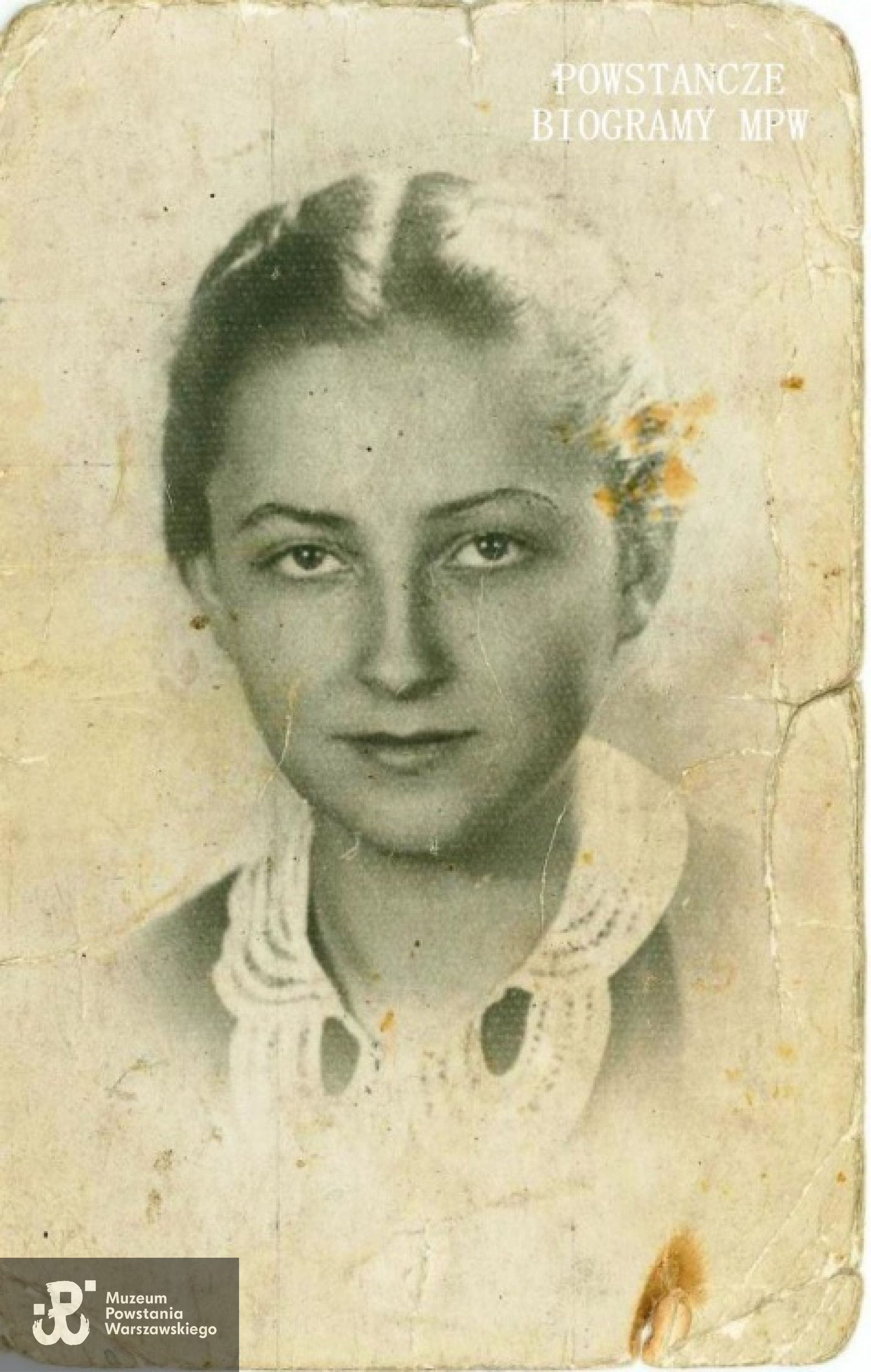 Janina Trojanowska ps. "Janka" (1926-1944) Fot. archiwum rodzinne