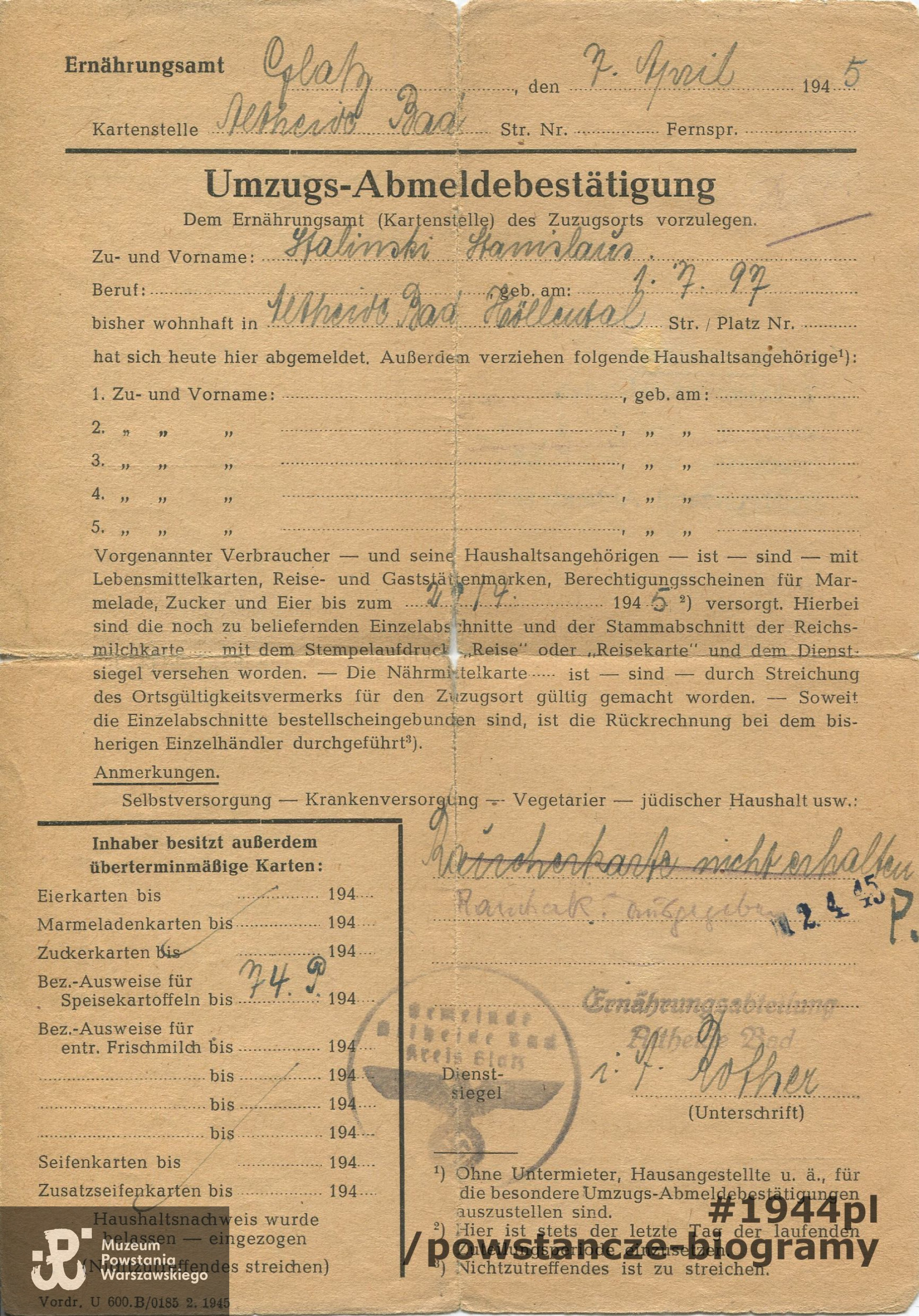 Ze zbiorów Muzeum Powstania Warszawskiego, dar Teresy Chojnowskiej z domu Szuldt