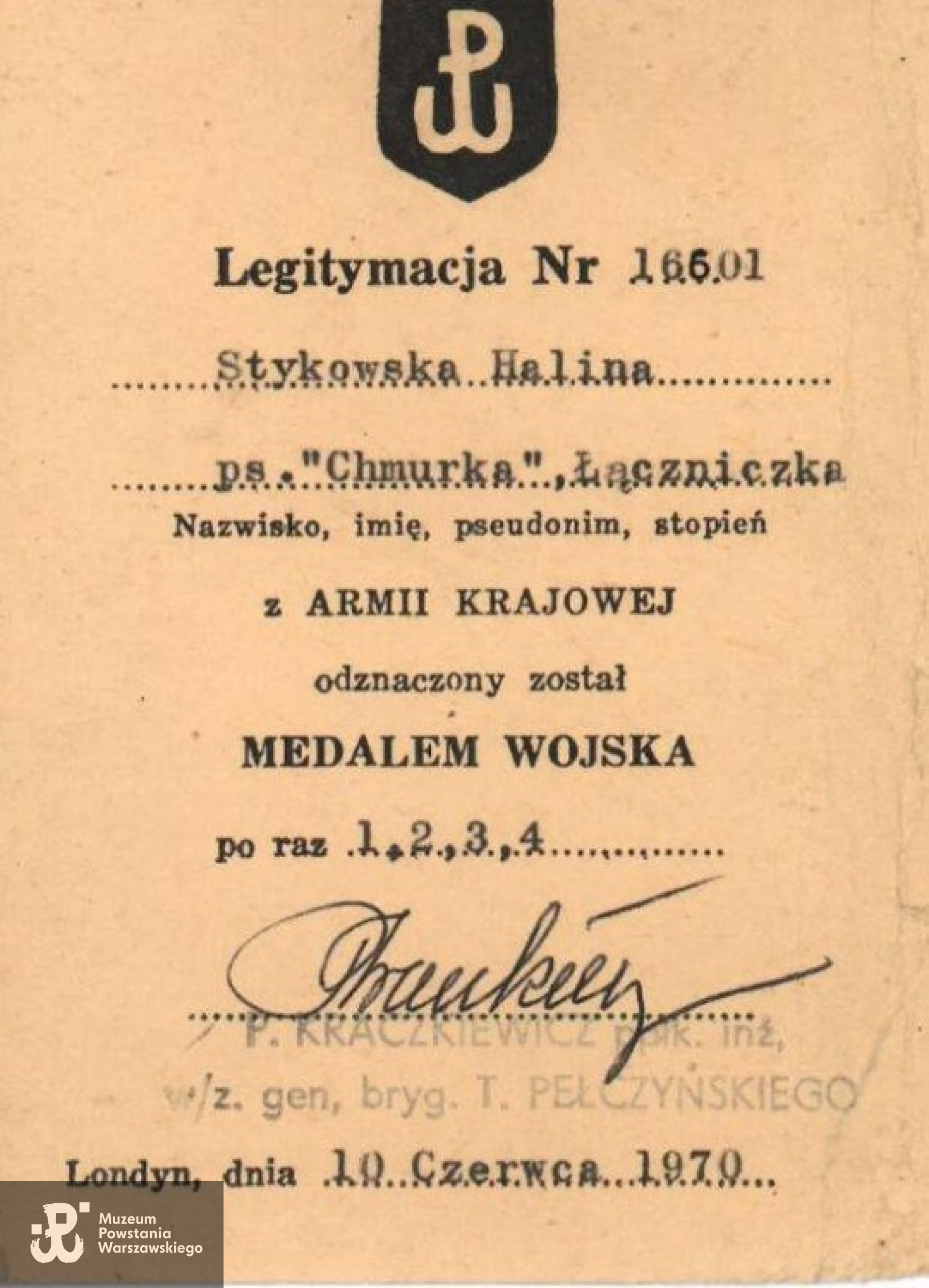 Z archiwum rodzinnego syna, Jacka Stykowskiego.