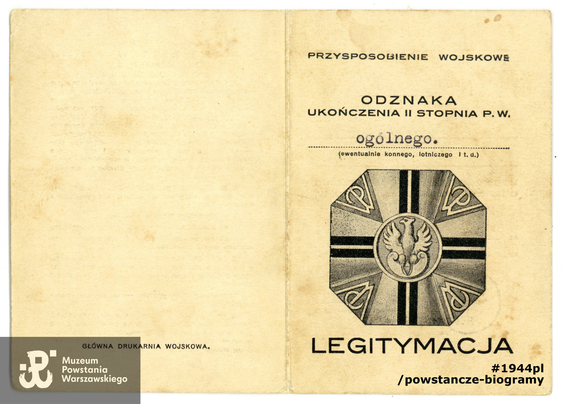 Ze zbiorów rodzinnych p. Małgorzaty Cendrowskiej - Olechno, siostrzenicy Powstańca.