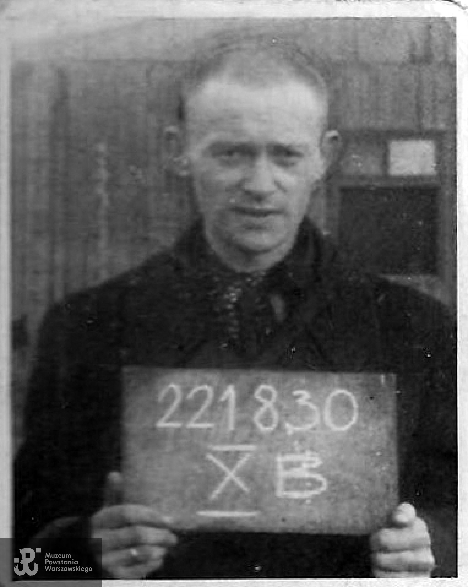 Stefan Tadeusz Dyga, zdjęcie z niewoli, Stalag XB Sandbostel, jesień 1944 r. Fotografia z archiwum rodzinnego Marka  Dygi.