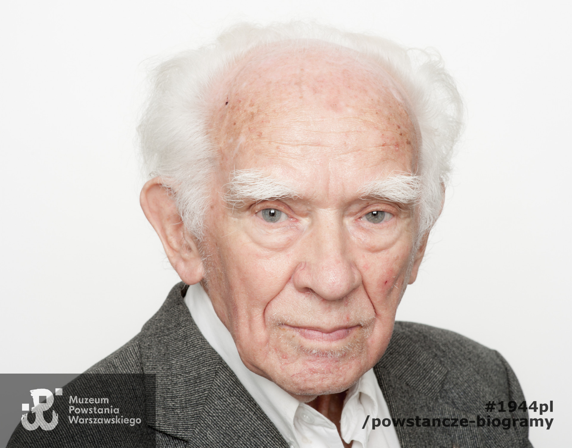 Zdjęcie z serii portretów Powstańców Warszawskich wykonanych w ramach projektu "1944/70/2014" realizowanego przez grupę WWPHOTO dla uczczenia 70. rocznicy wybuchu Powstania Warszawskiego. Muzeum Powstania Warszawskiego, 22.07-04.08 2013.