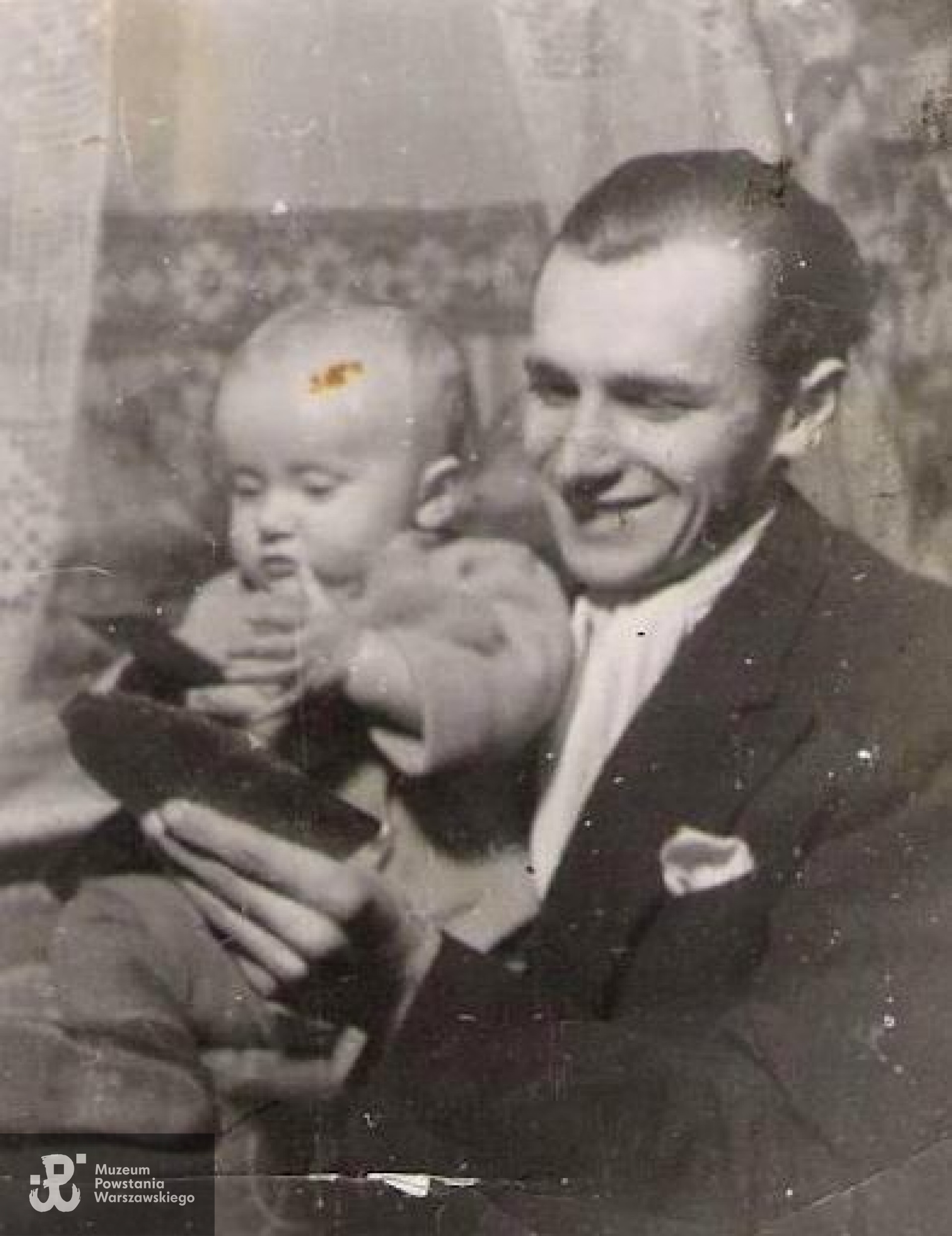 Mieczysław Mirecki z synem. Fot. archiwum rodzinne.