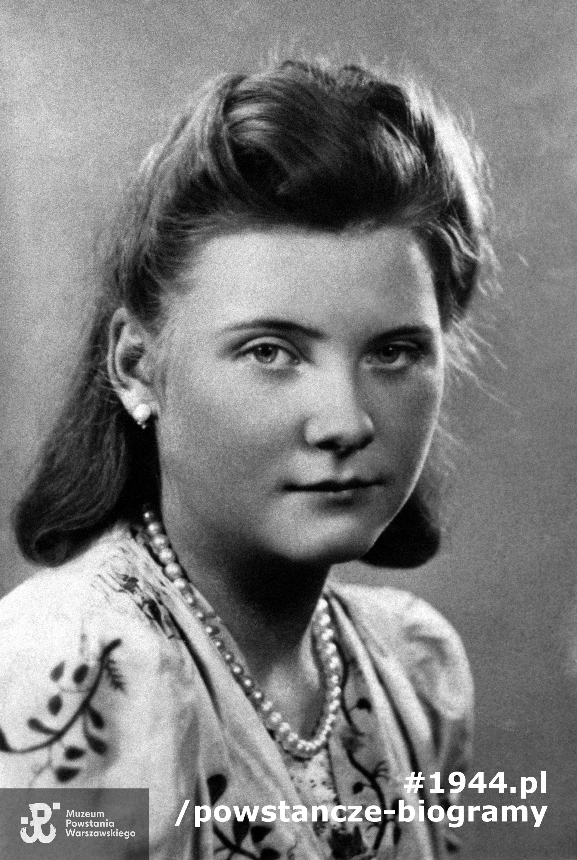 łącz. Halina Natalia Szabunia - Jankowska ps. „Madzia” (1926-2017). Fot. ze zbiorów Muzeum Powstania Warszawskiego - batalion „Zośka"