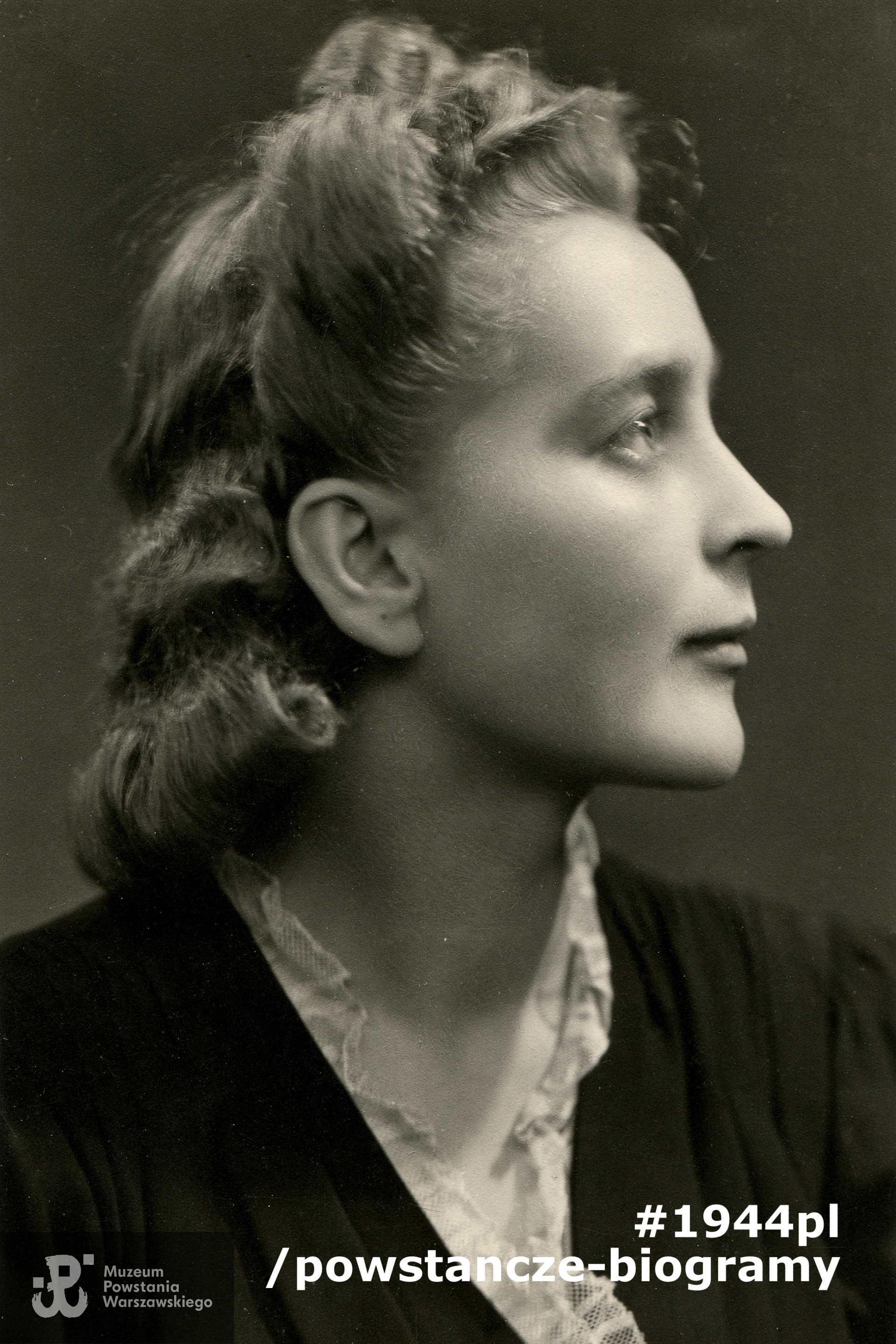 Alina Glińska z domu Zadzierska ps.   "Ala", "Teresa", "Basia", "Setka", "100"(1916-2004). Zdjęcie z archiwum rodzinnego Barbary Glińskiej.